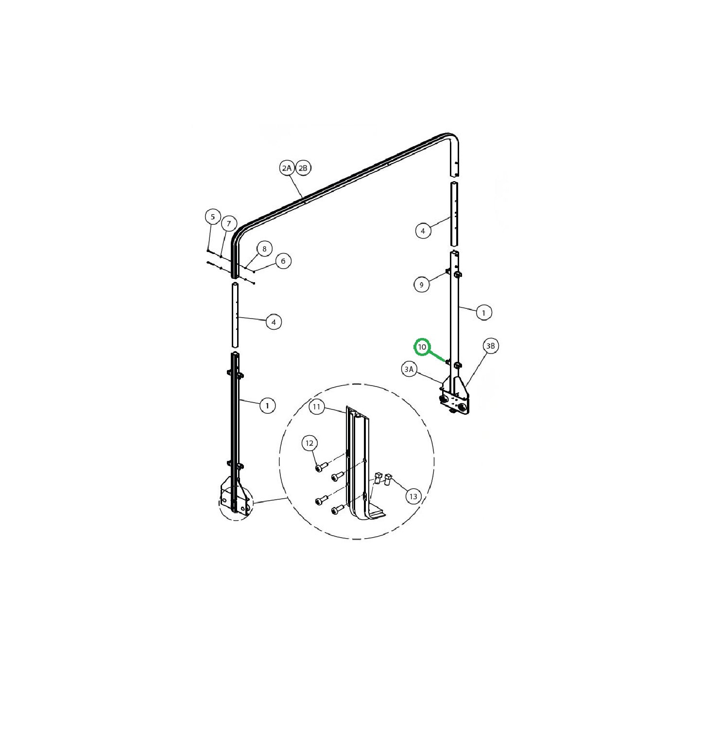 Aero: Uplift Bracket Secondary Route One Trailers