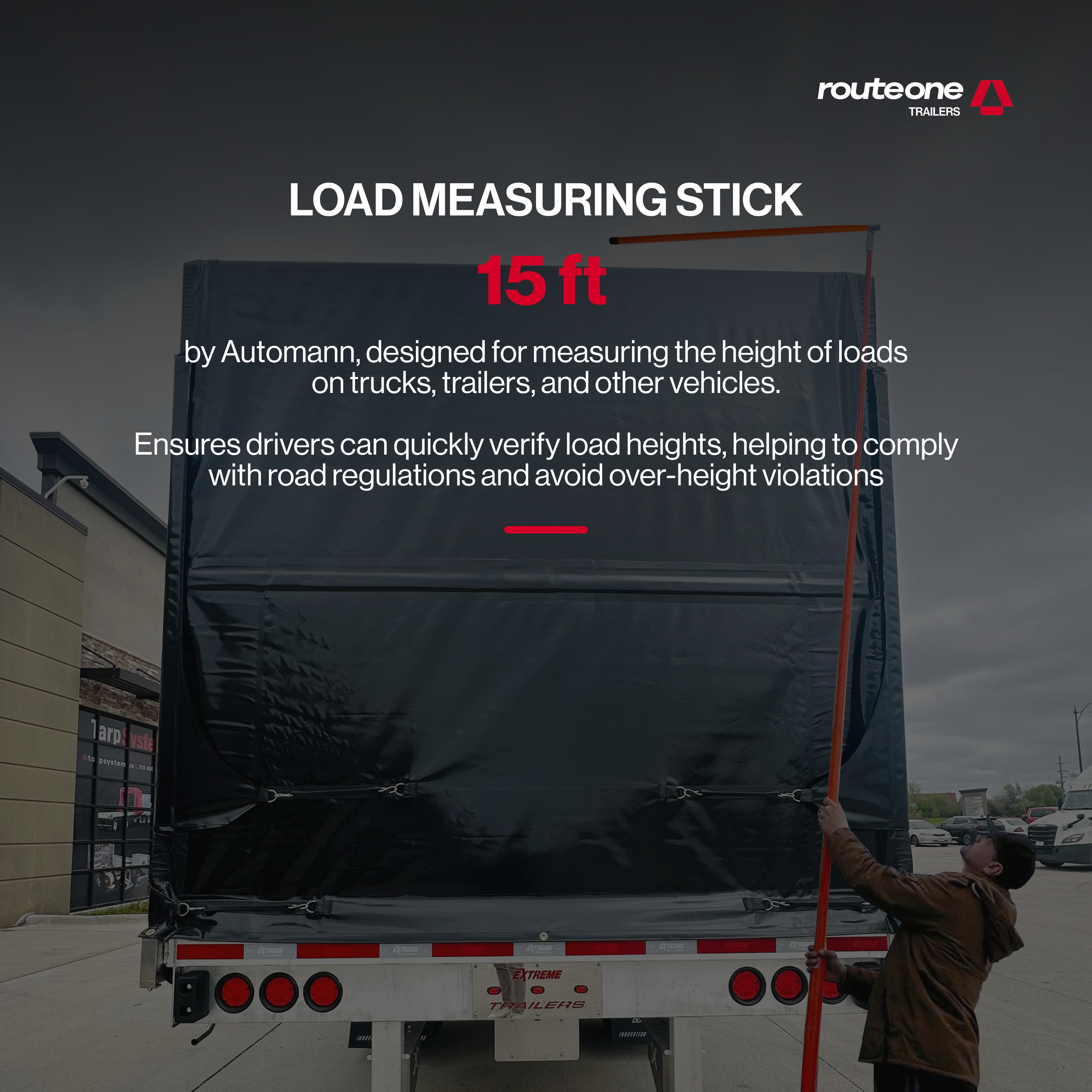Load Measuring Stick 15 Ft Automann