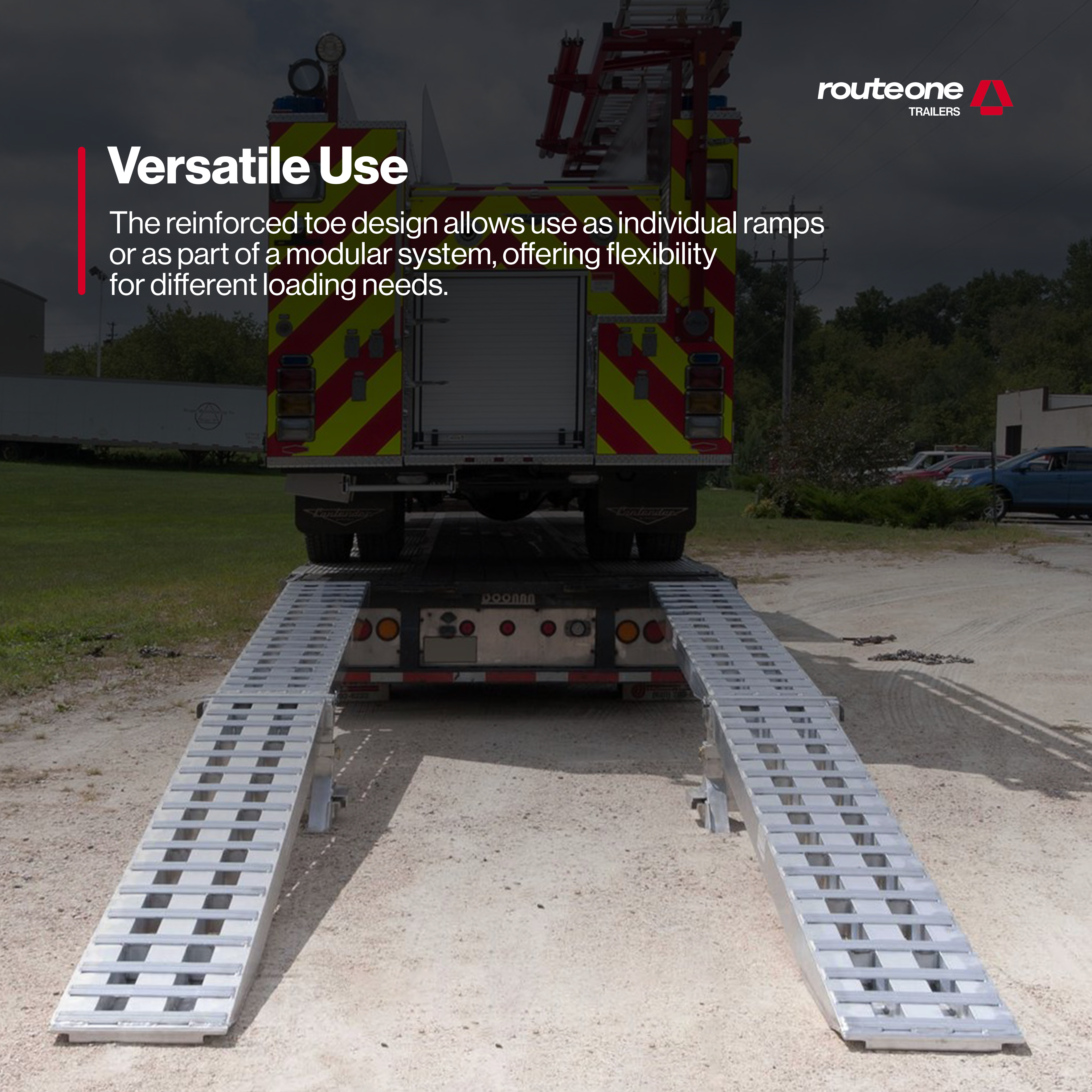 HD Single Ramp 8' L x 20" W for Step Deck