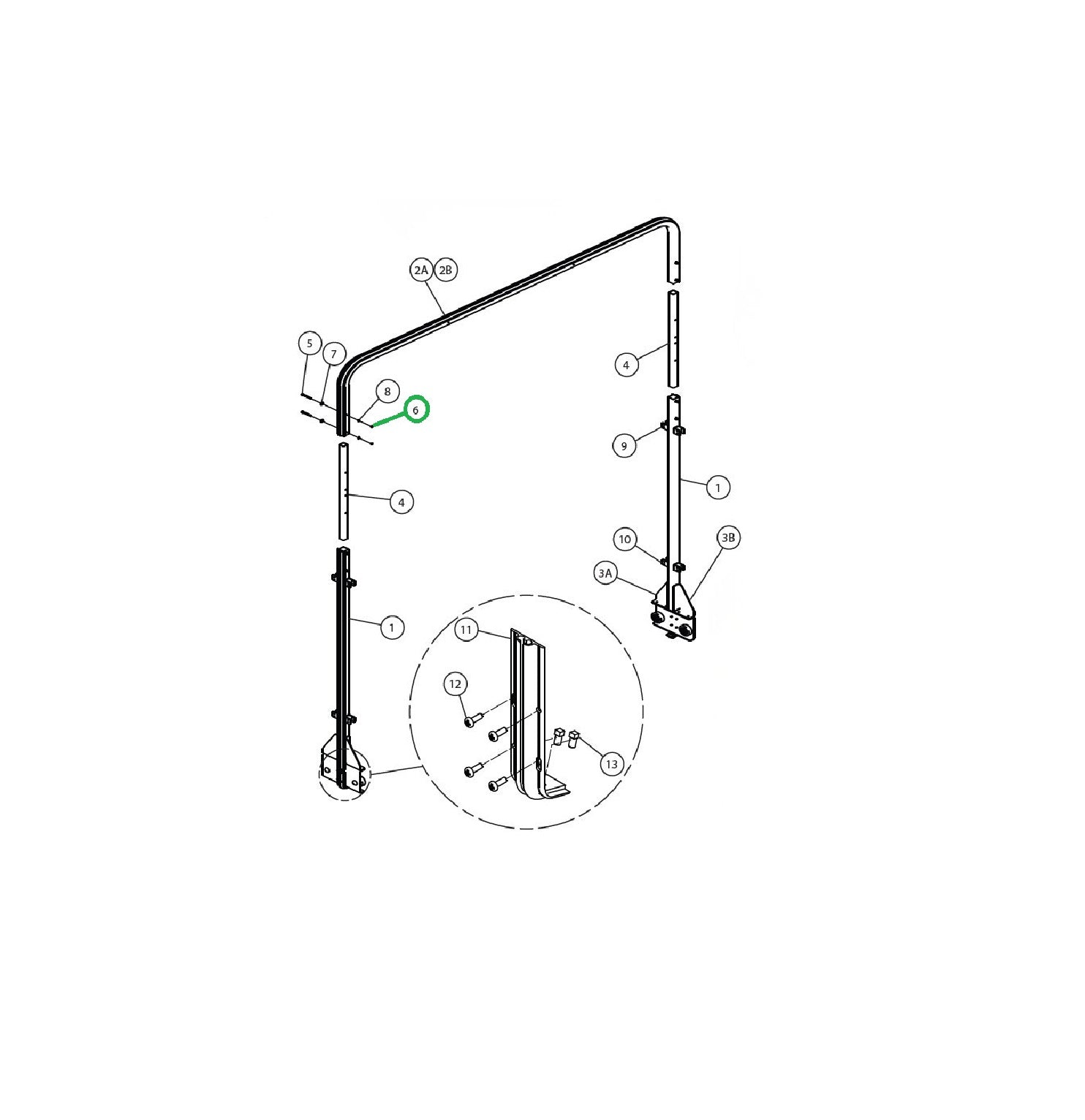 Aero: 5/16-18 Hex Nut Route One Trailers
