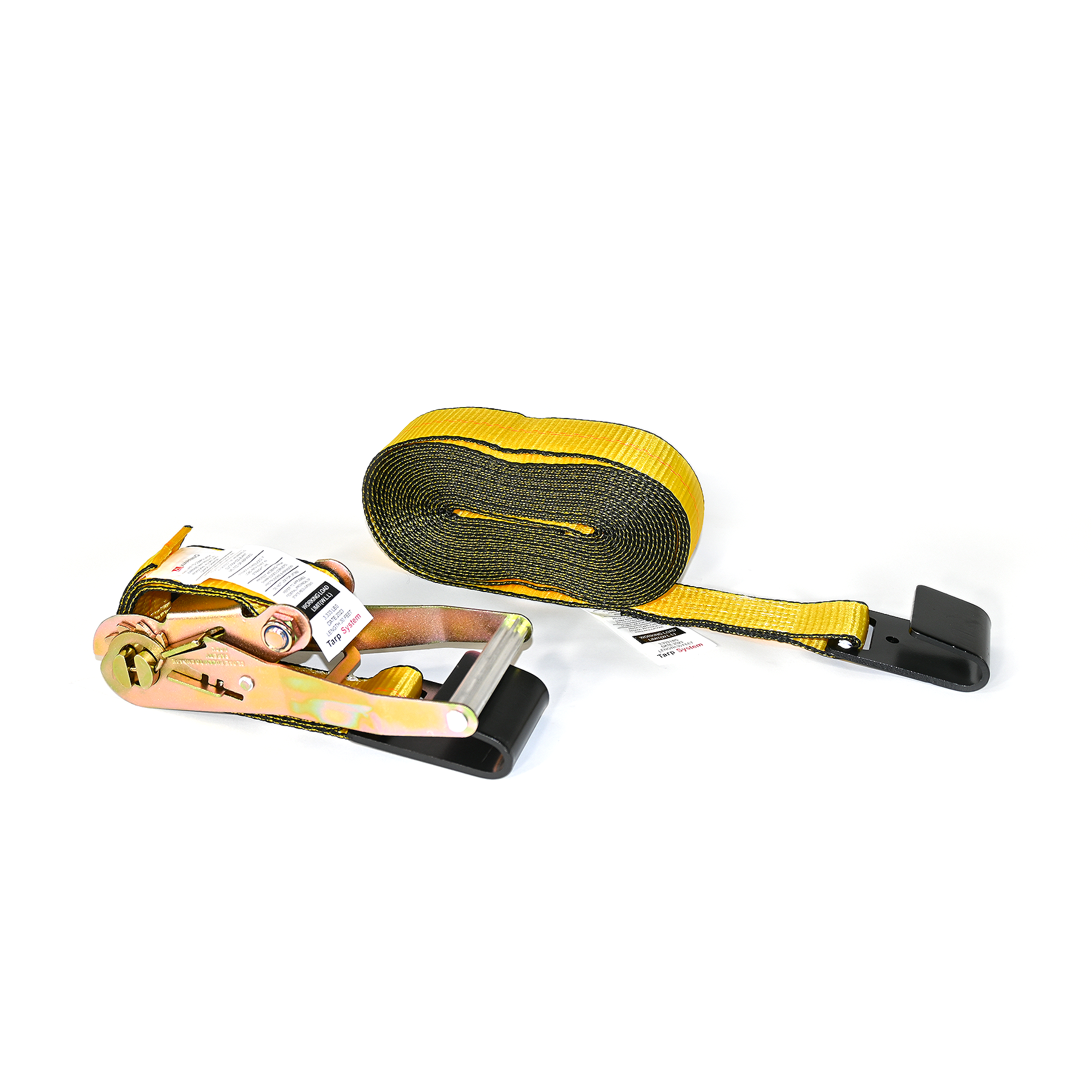 2" x 30' Ratchet Strap w Flat Hook