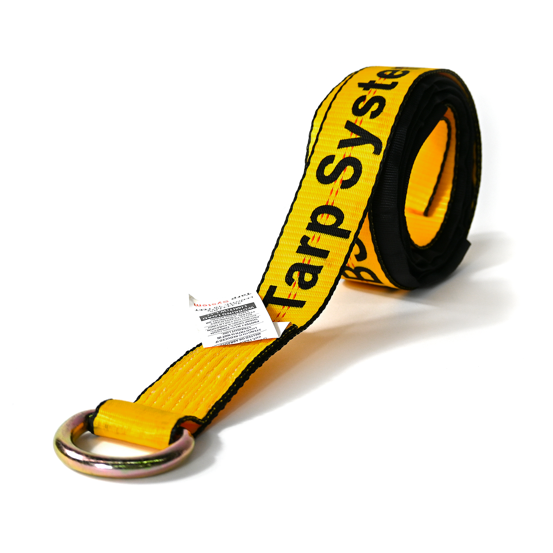 2" x 10' Wheel Strap w D Ring And Sleeve