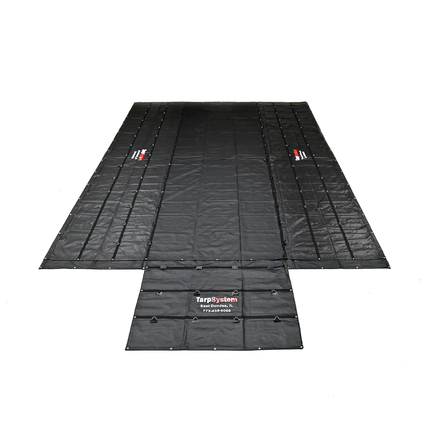 6ft Super Vinyl Lumber Tarp 20’ x 27’ w/ Flap Route One Trailers