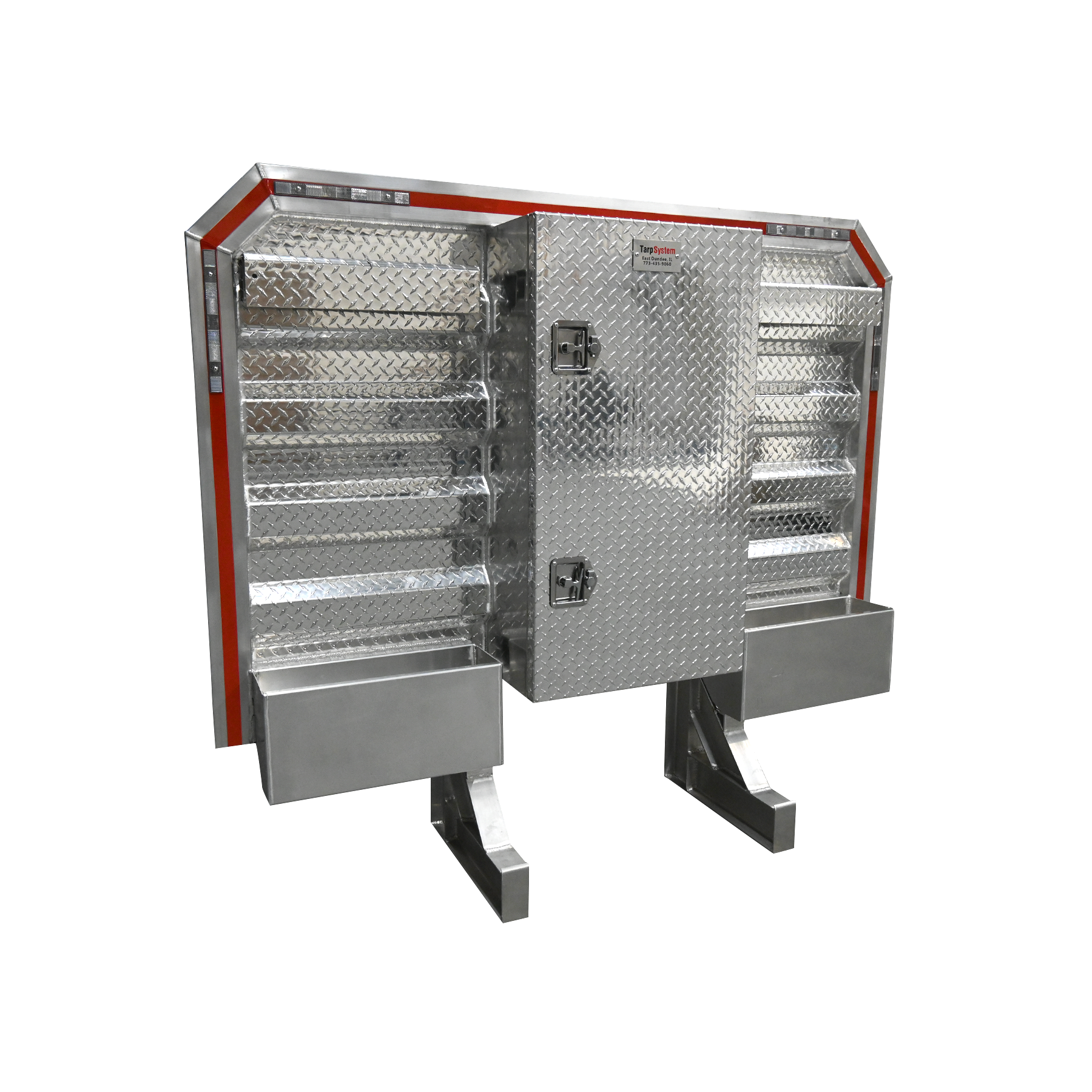 Headache Rack 68" x 80" w Box and 2 chain rack and tray