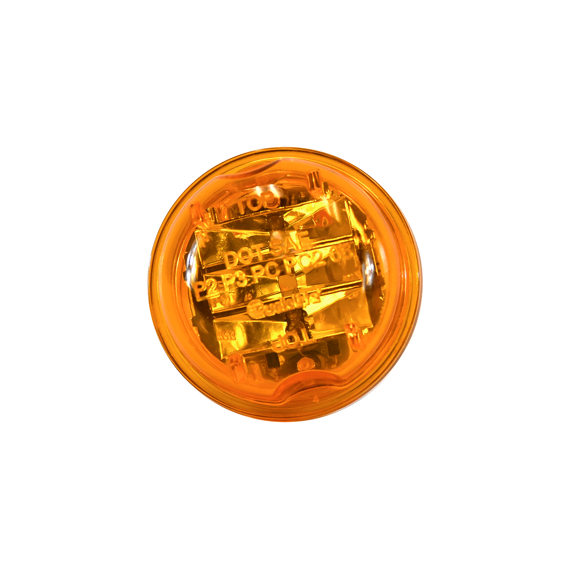 LED Round Yellow Model 30 High Profile Route One Trailers
