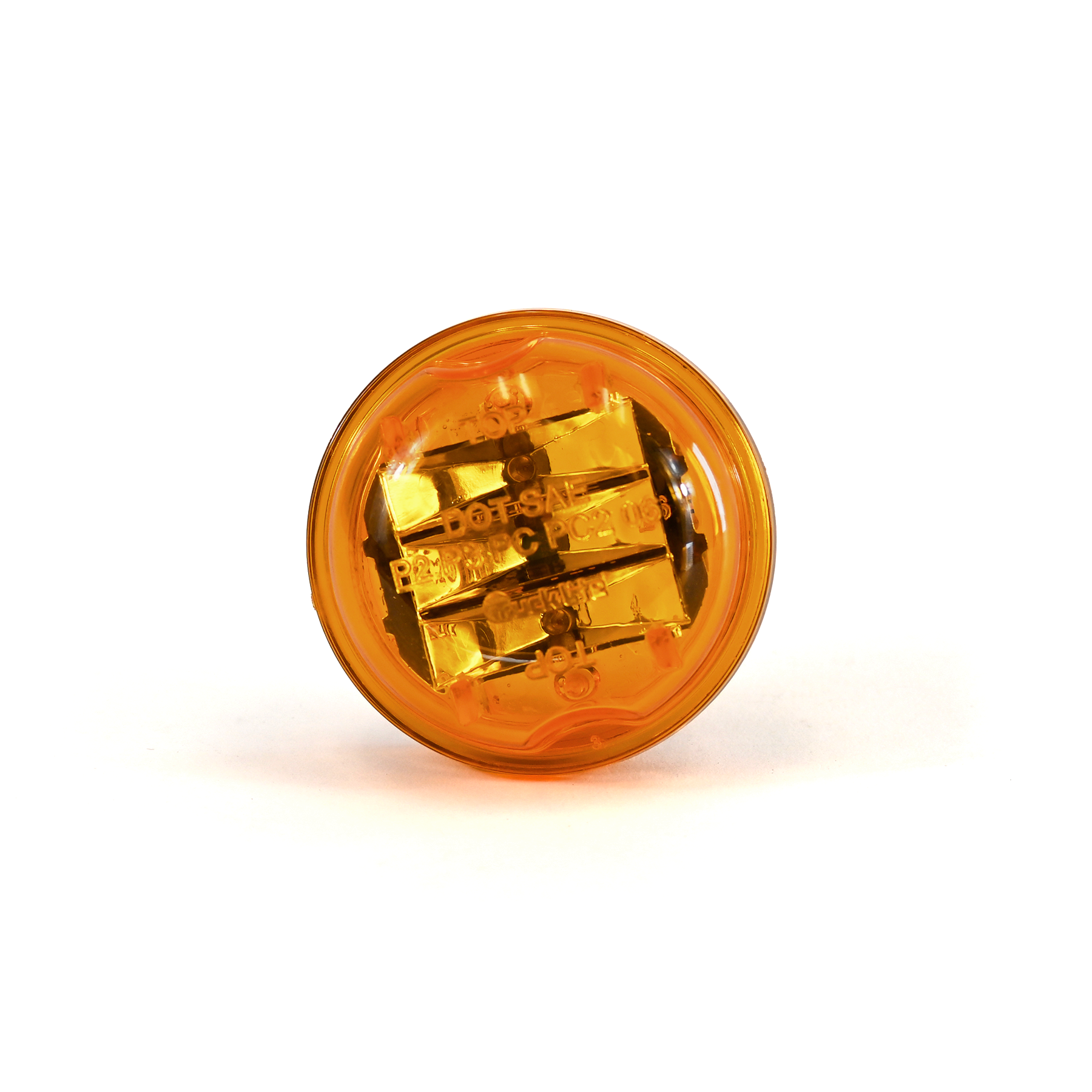 LED Light Round Yellow Model 30 Low Profile Trucklight Route One Trailers