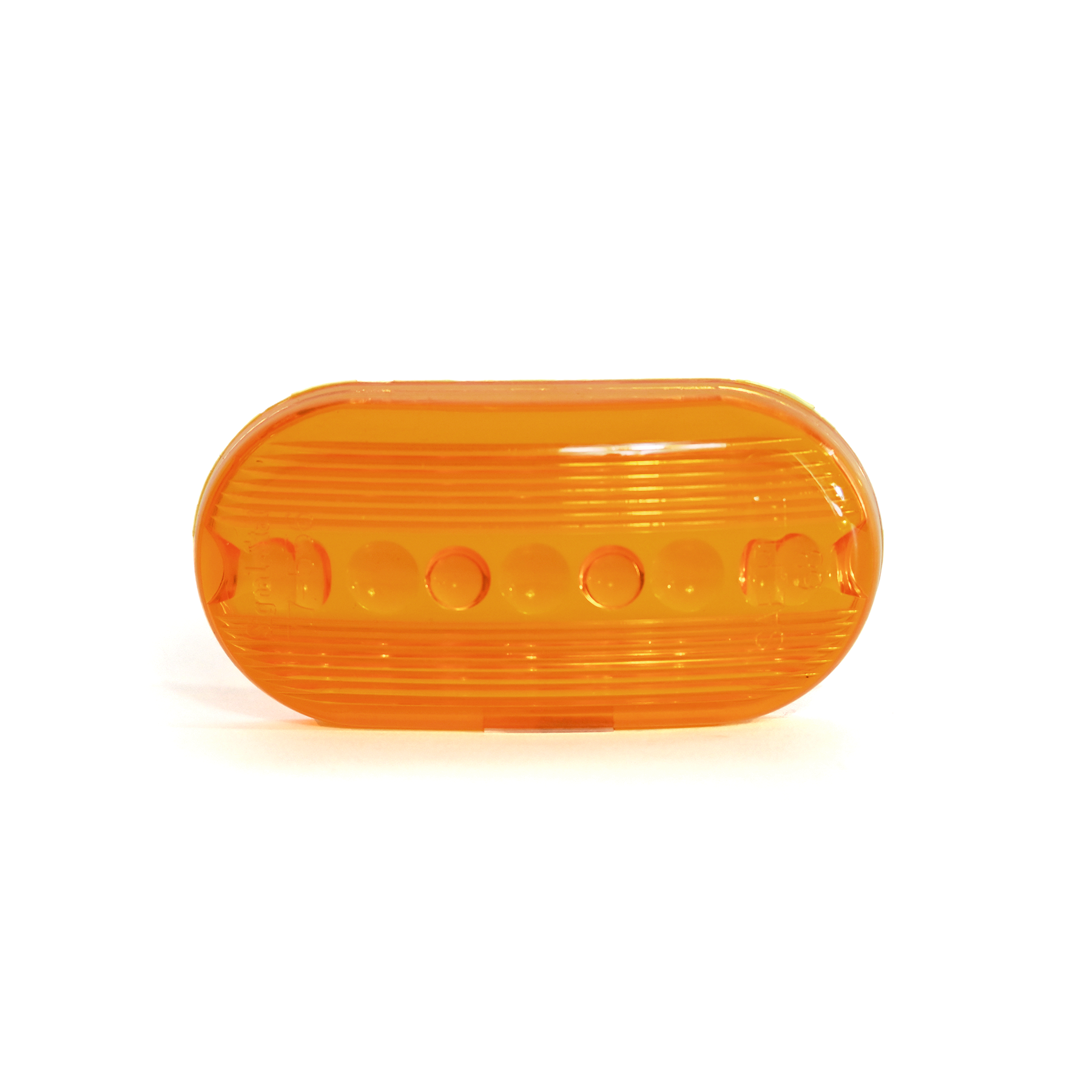 Replacement Lens for M/C Lights, Oval, Yellow