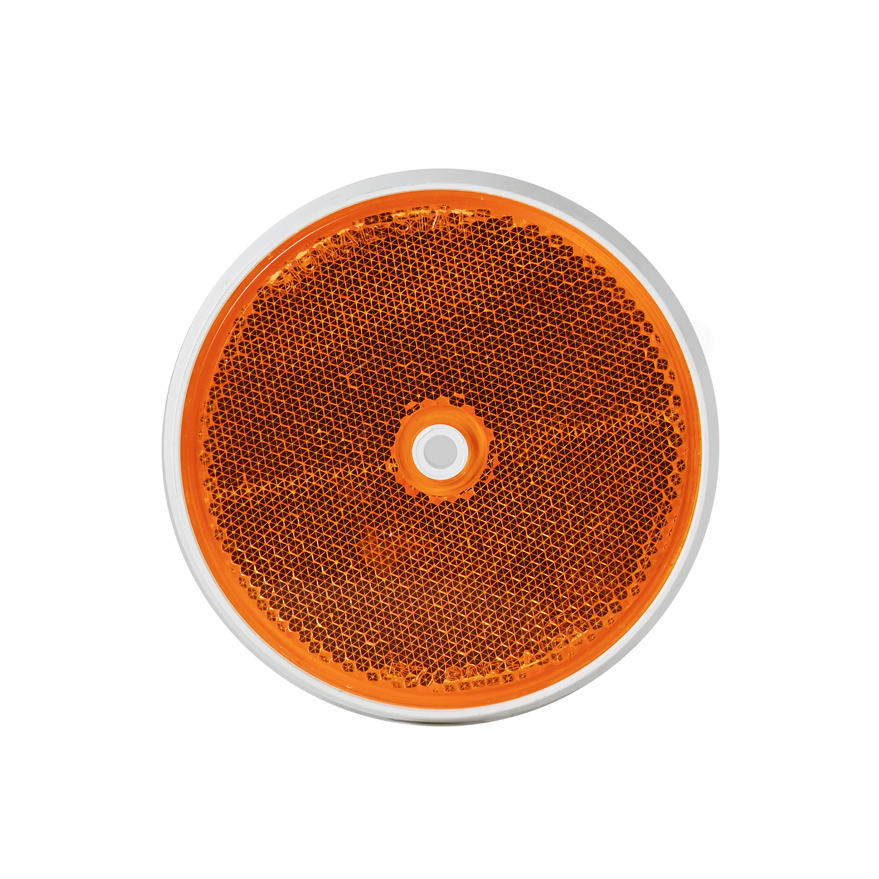 3-1/2" Round, Yellow, Reflector