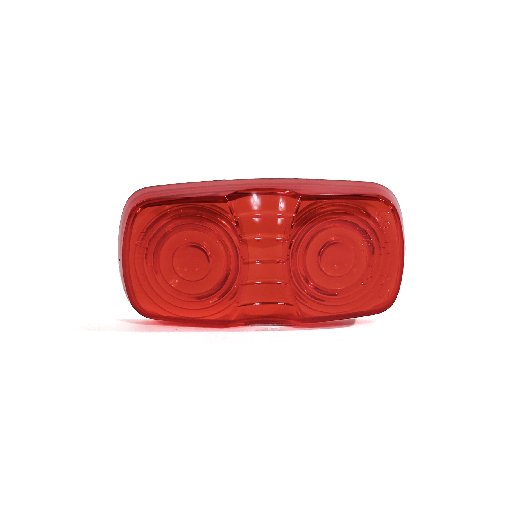 Replacement Lens for Headlights-Fog & Driving, Rectangular, Red