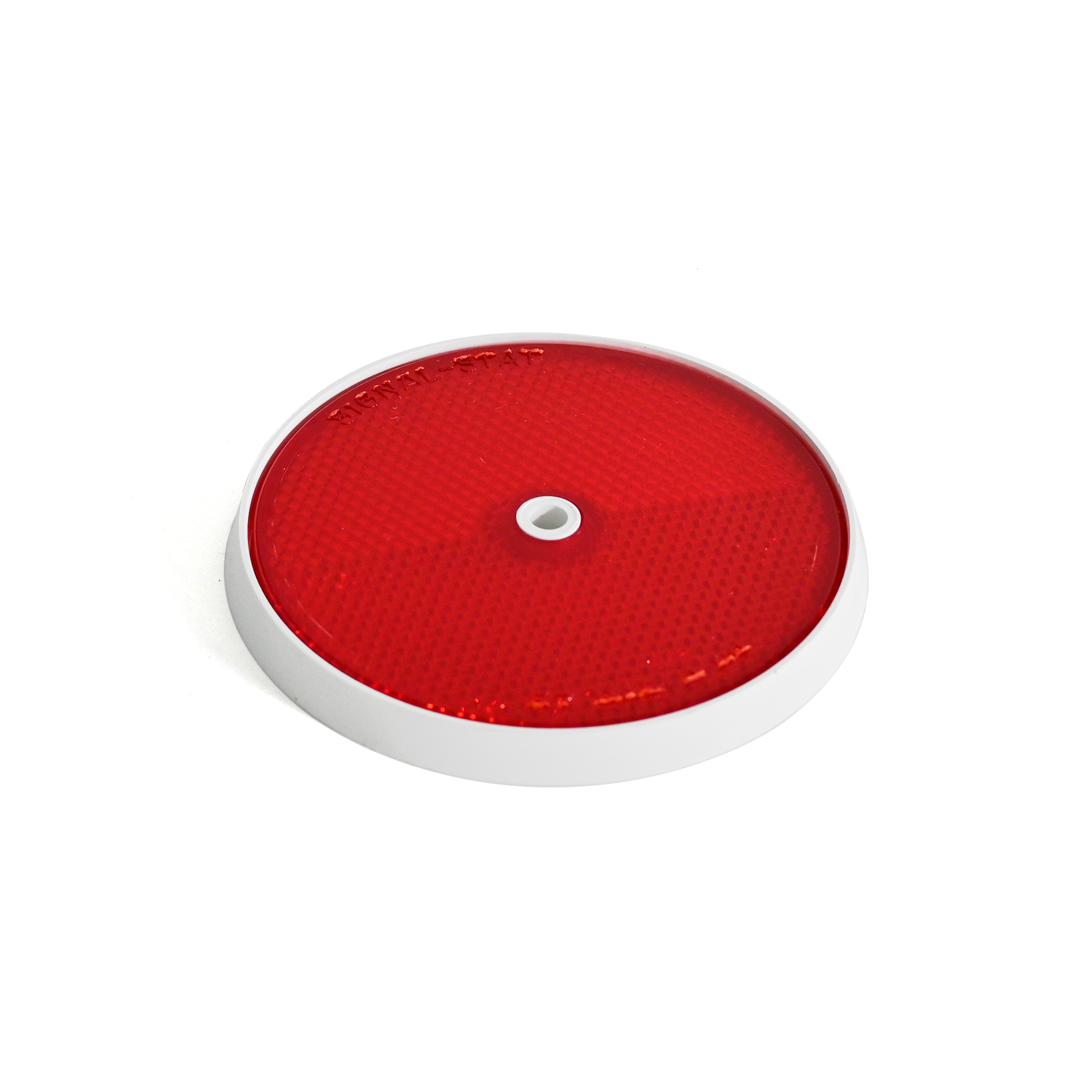 3-1/2" Reflector, Round, Red