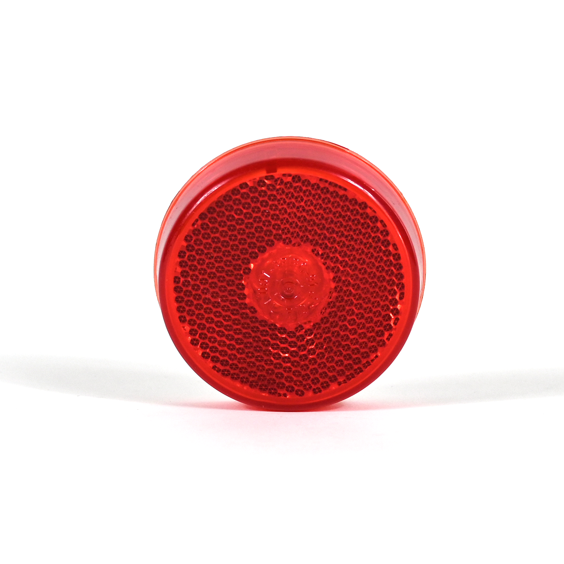 Marker Clearance Light, Reflectorized, Red Round, 1 Bulb Route One Trailers