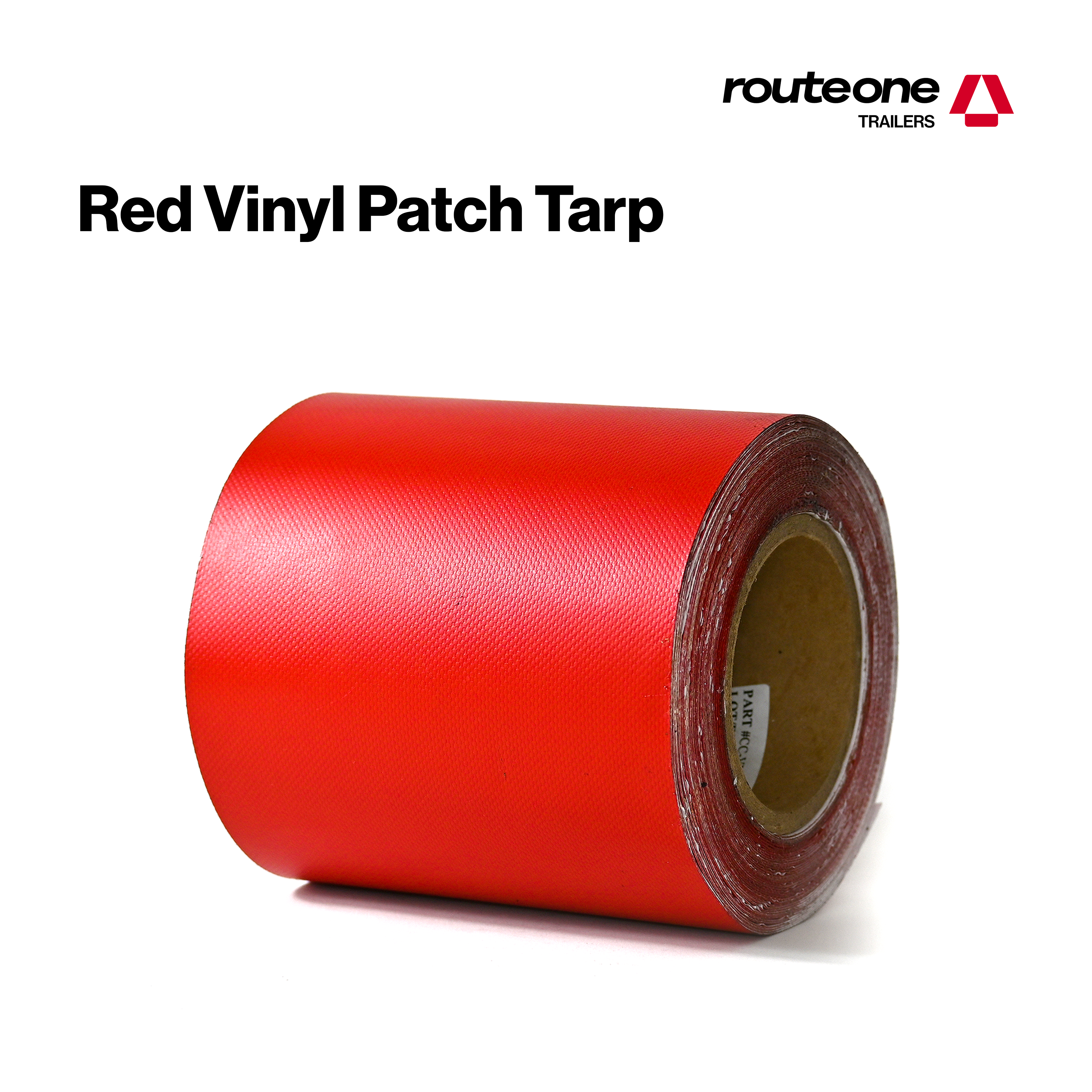 Red Vinyl Patch Tarp Per Ft