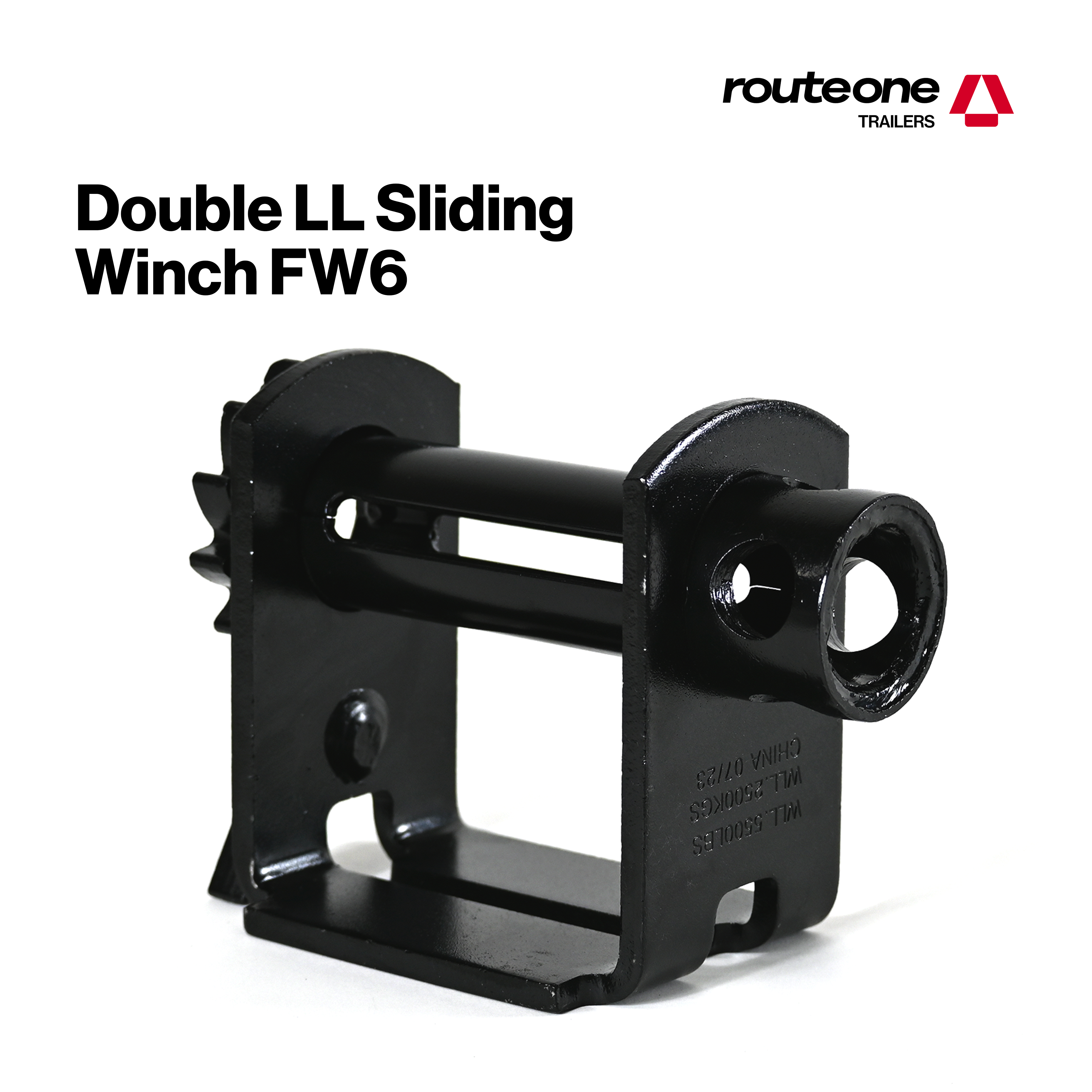 Double LL Sliding Winch FW6 Route One Trailers