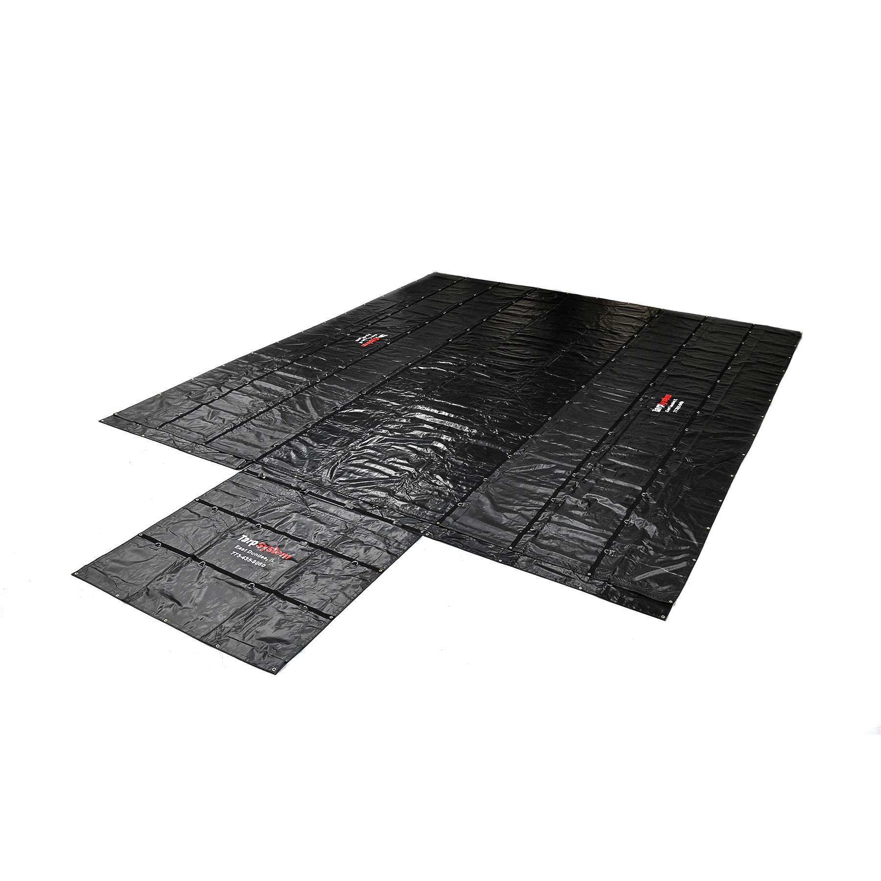 Lumber Tarp Super Vinyl (8' Drop) 24' x 27' with Flap