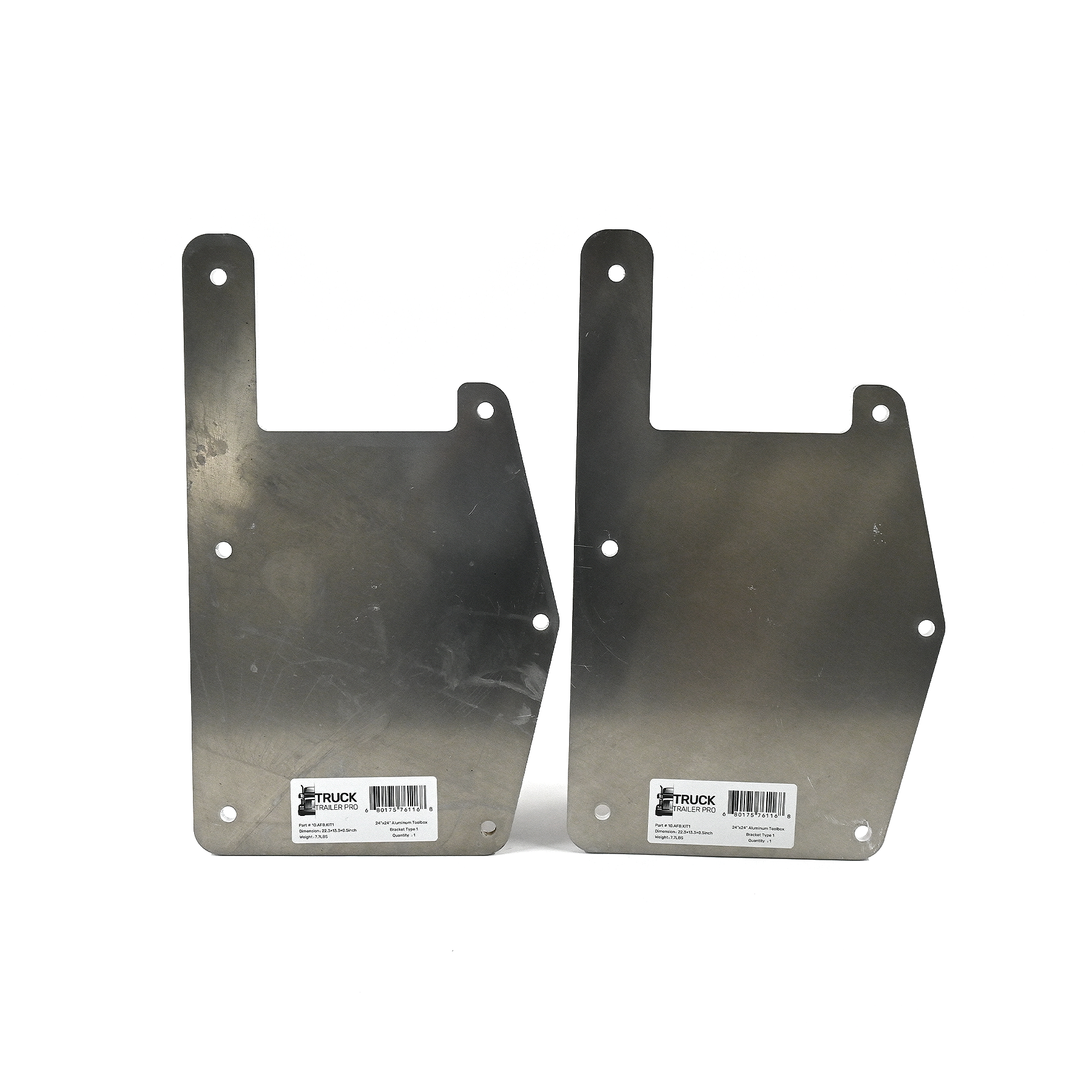 24"x24" Aluminum Toolbox Bracket Type 1 Route One Trailers