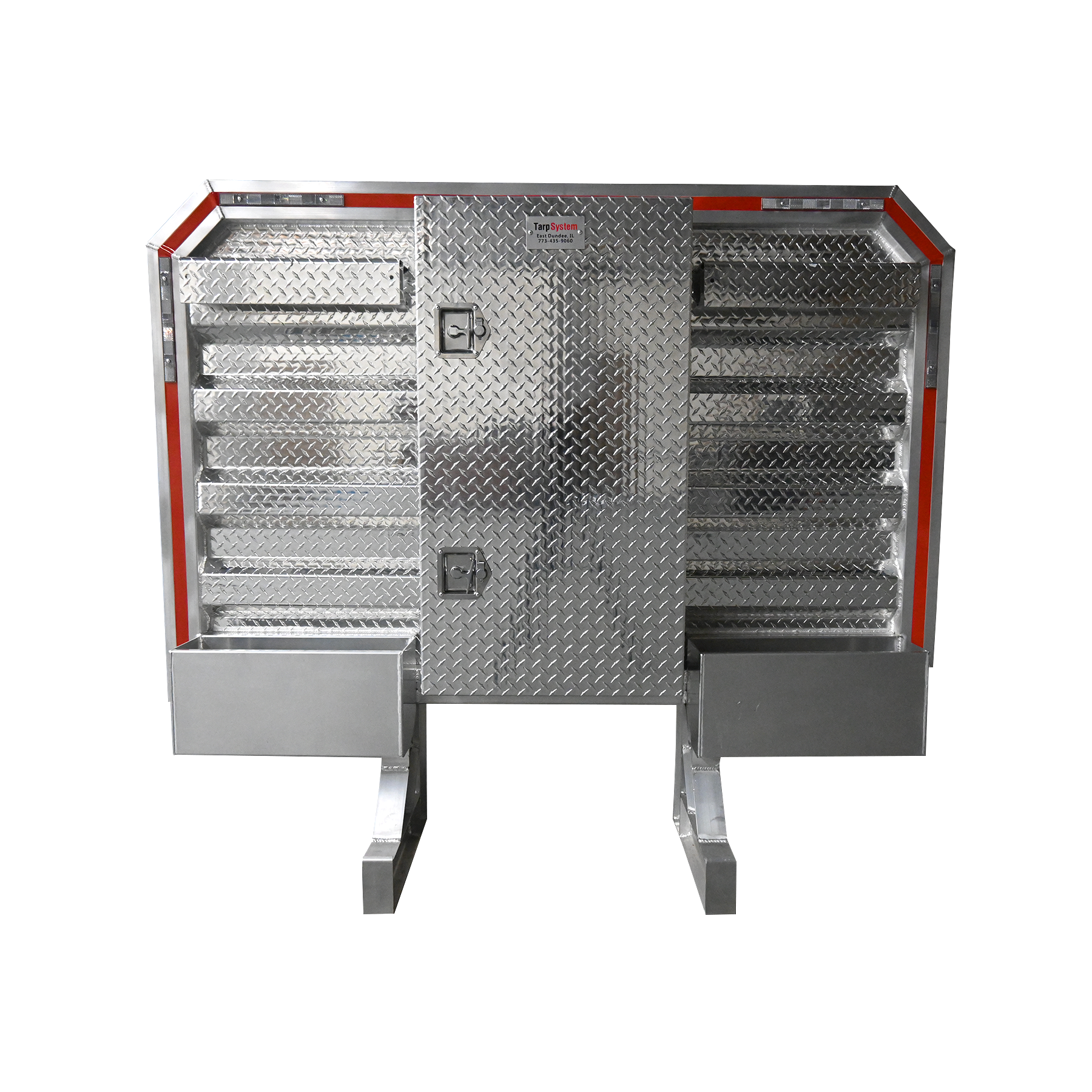 Headache Rack 68" x 80" w Box and 2 chain rack and tray