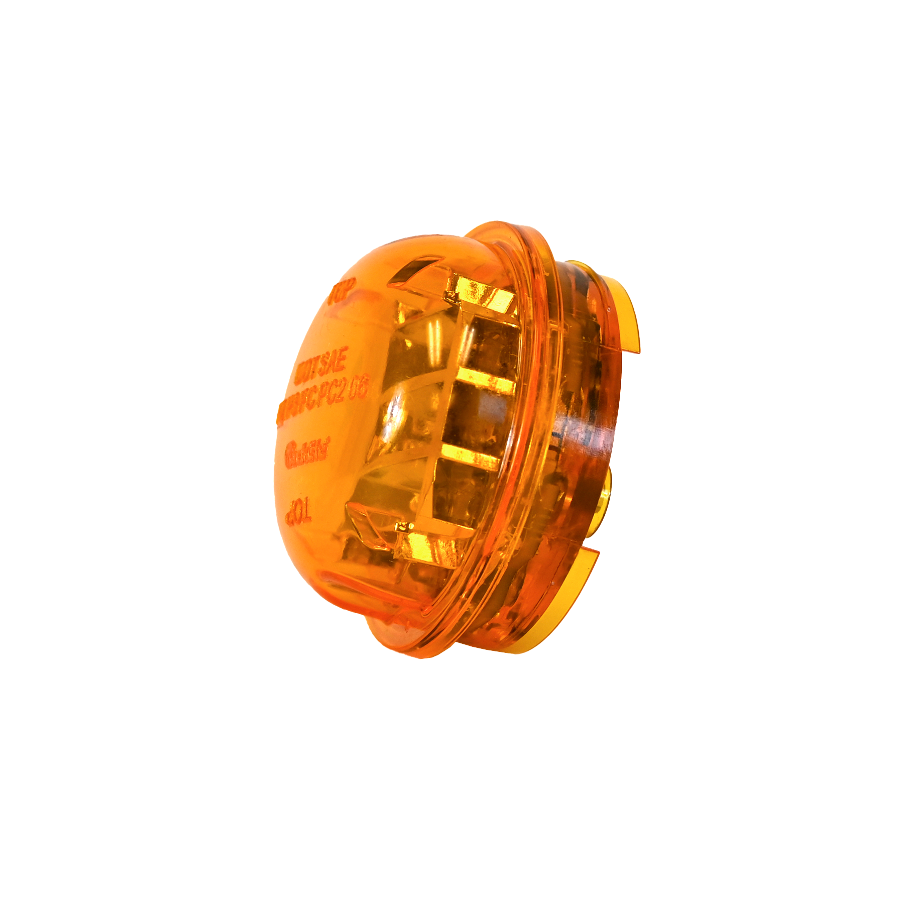 LED Round Yellow Model 30 High Profile