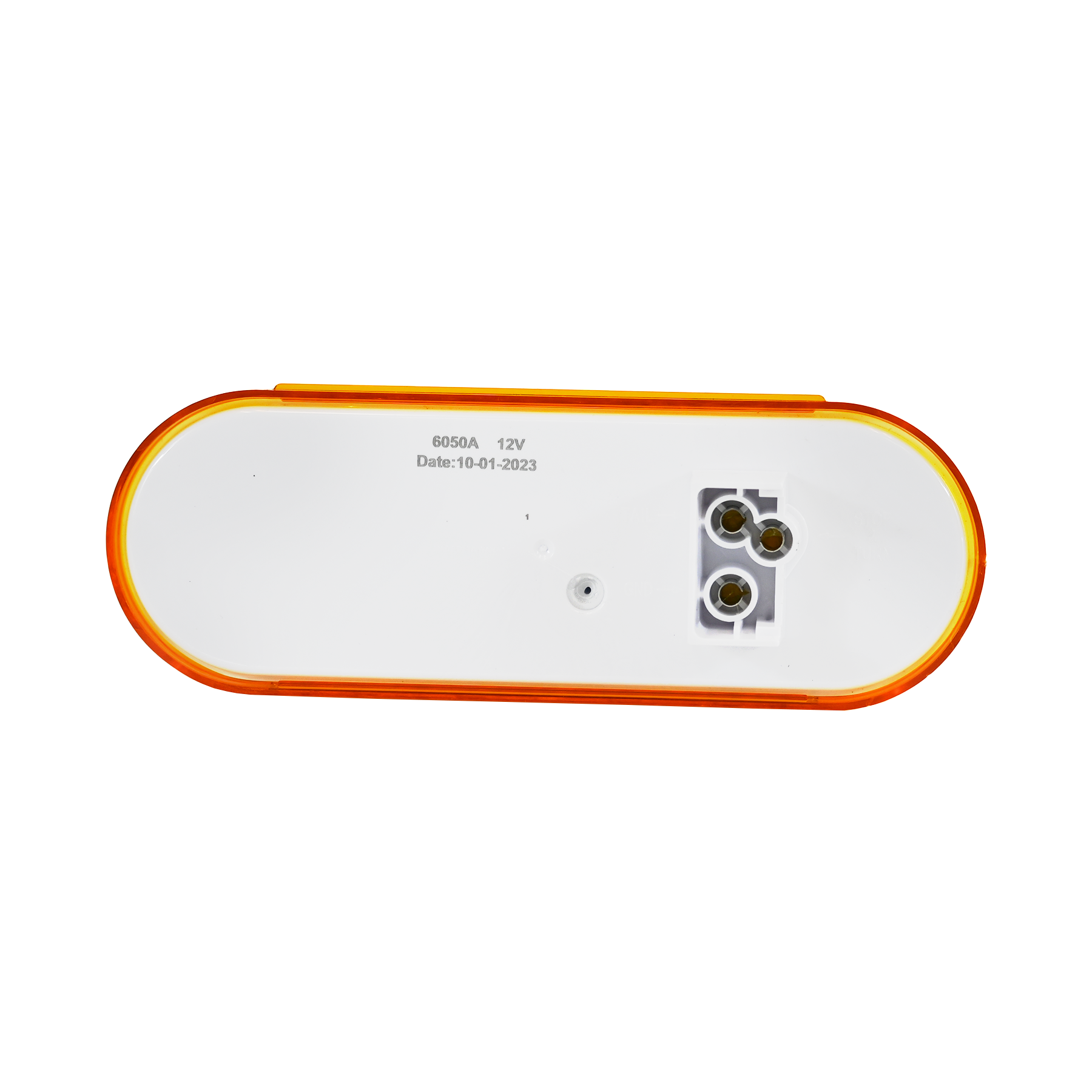 LED Front/Park/Turn Light, Yellow Oval, 24 Diode Route One Trailers