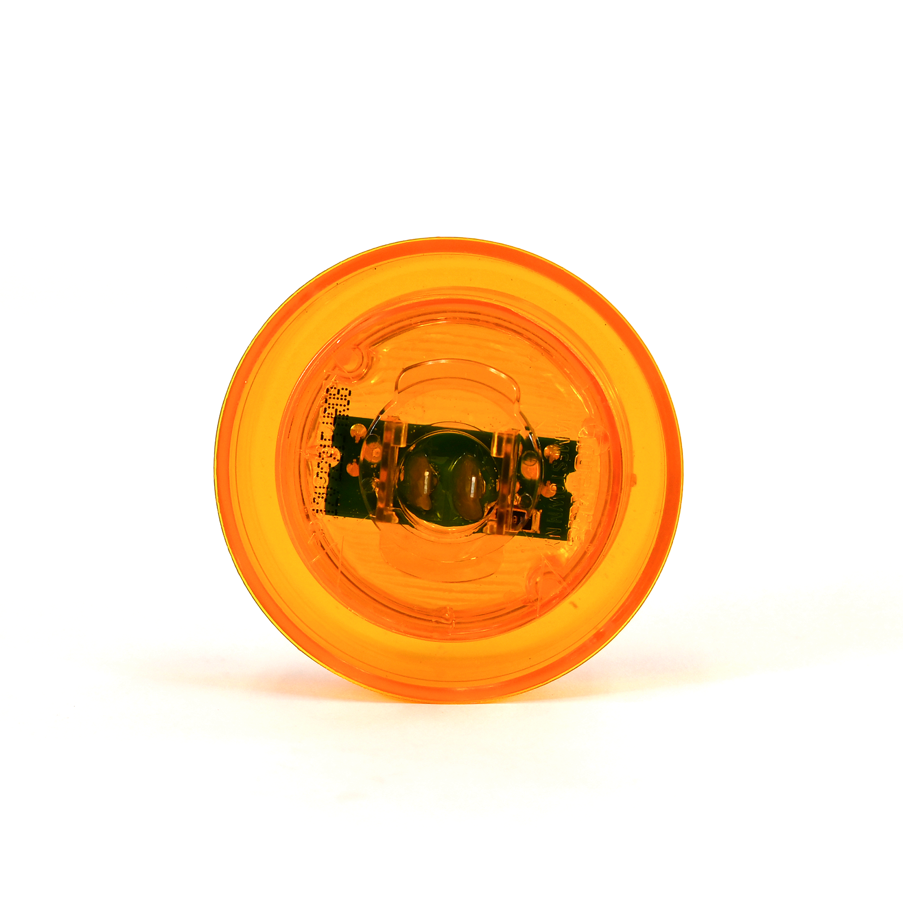 Lights:Marker / Clearance Light Led Yellow Round 2 Diode Truck-lite