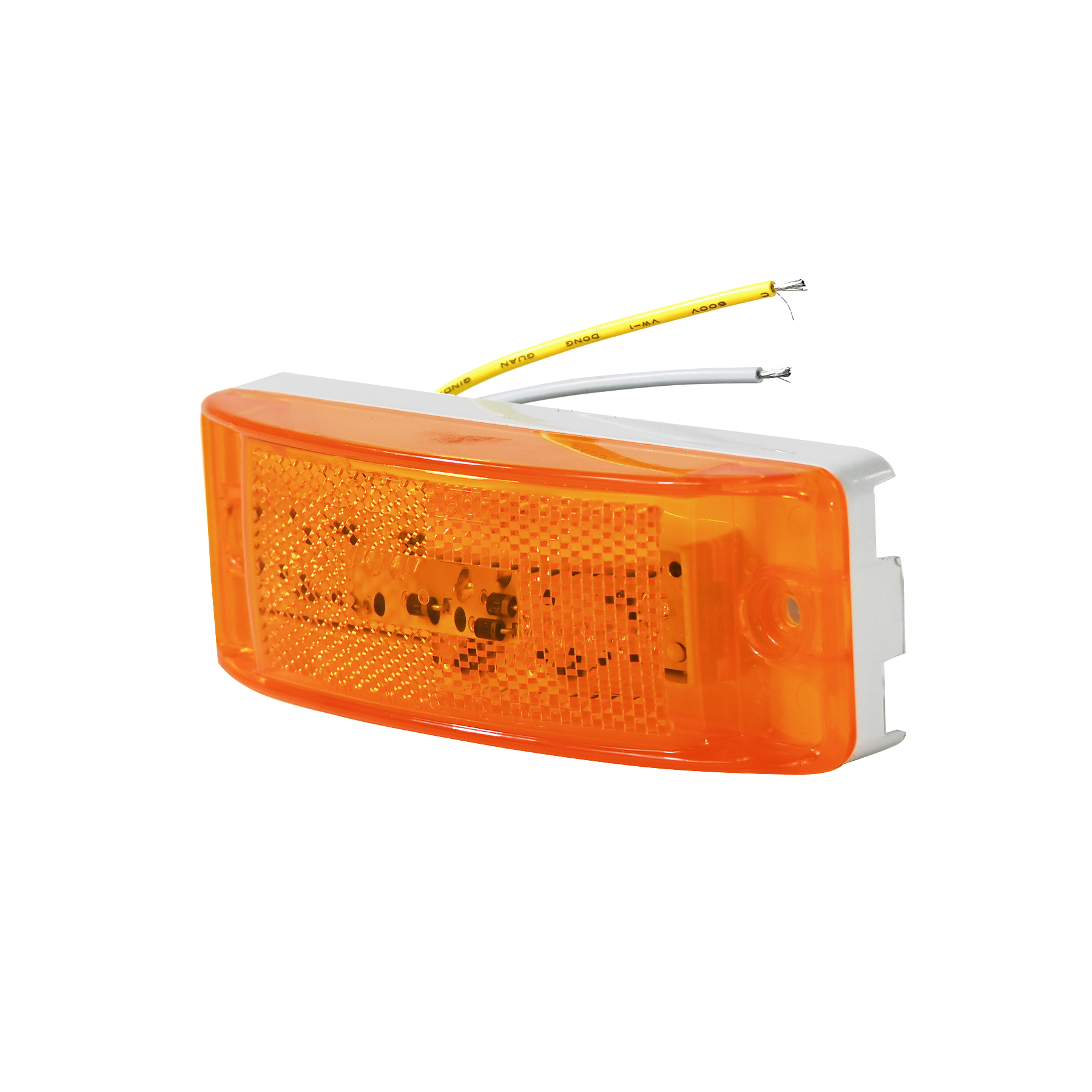 Clearance / Marker Light Yellow Rectangular Grote Route One Trailers