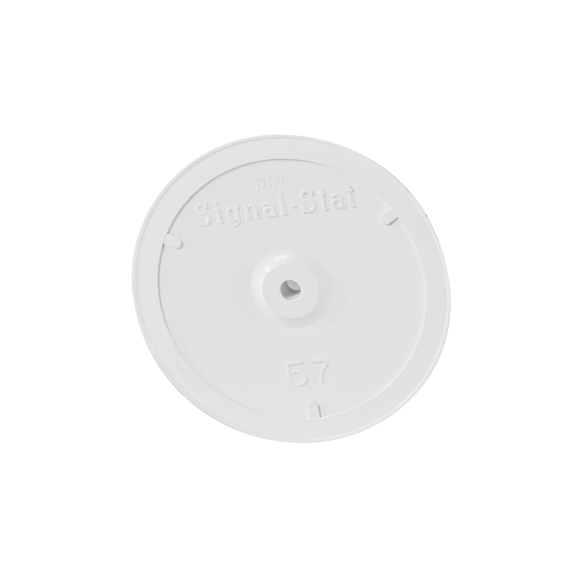 3-1/2" Round, Yellow, Reflector