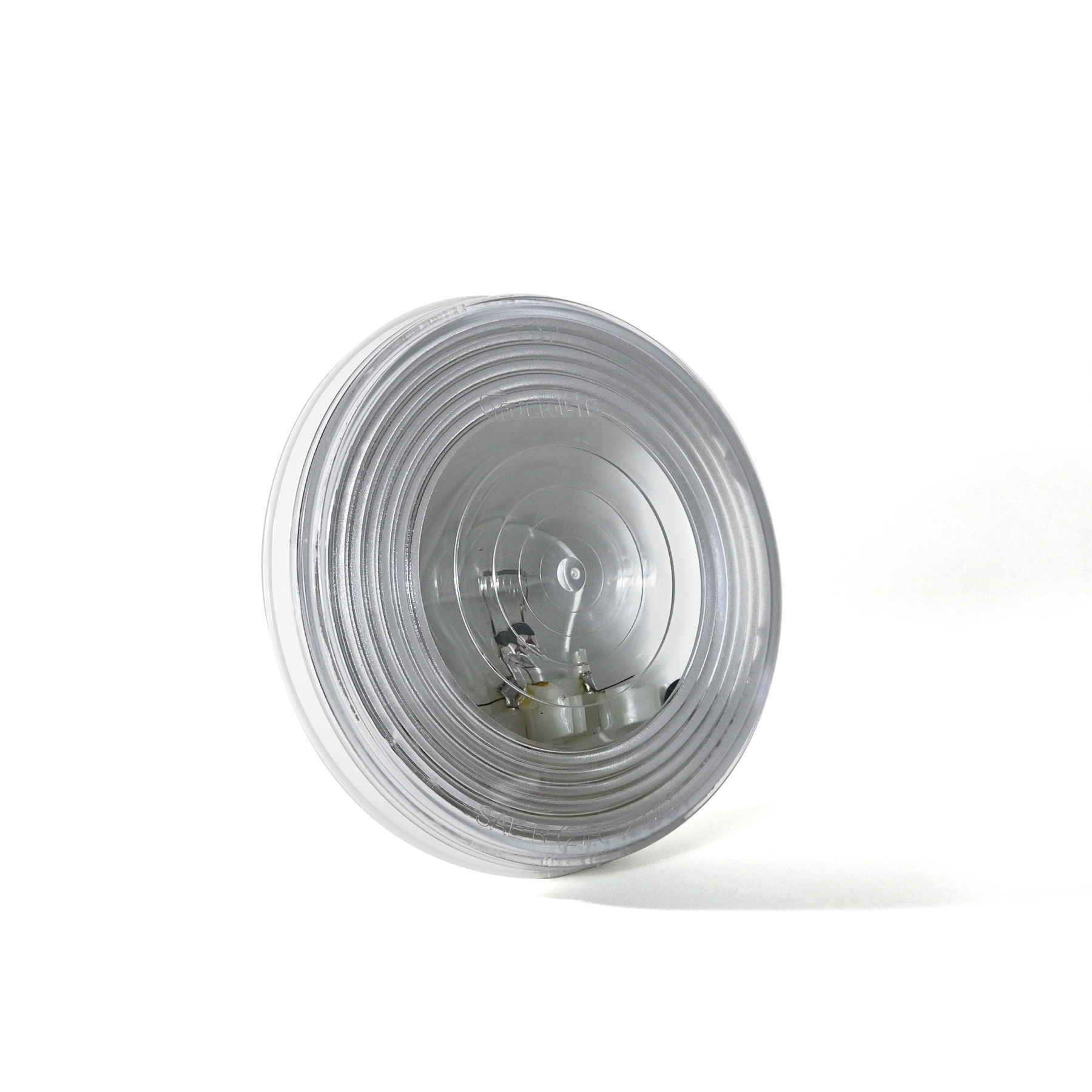 Lights:4" Back-Up Light, Clear Round, 1 Bulb
