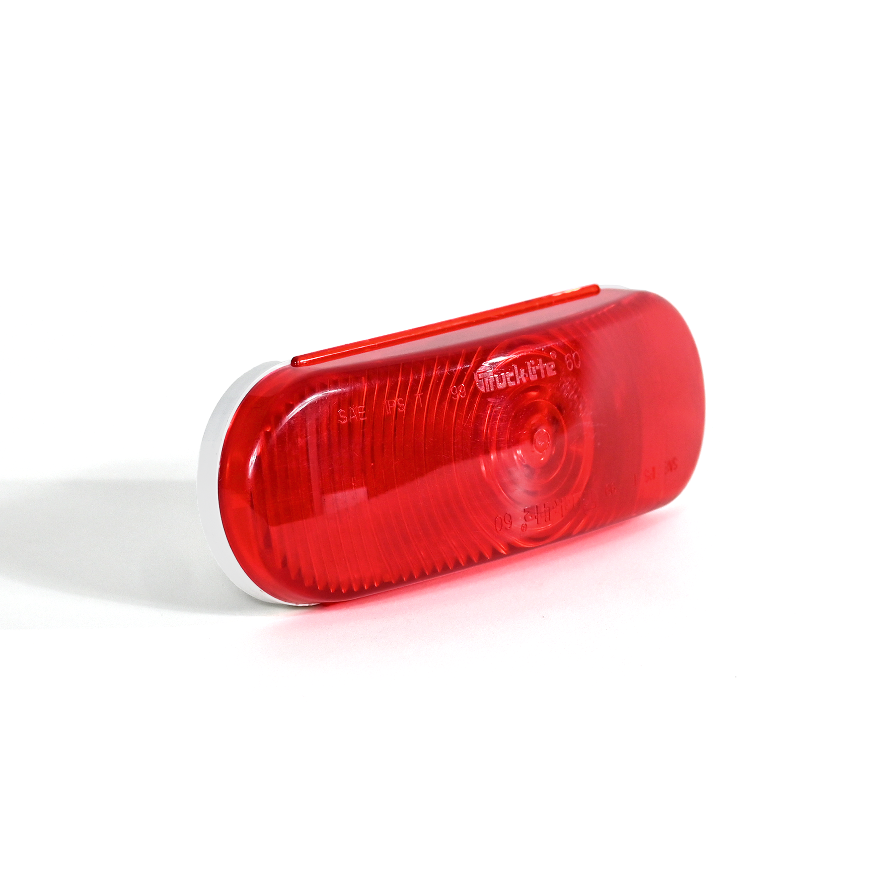 Stop/Tail Light, Red Oval, 1 Bulb Route One Trailers