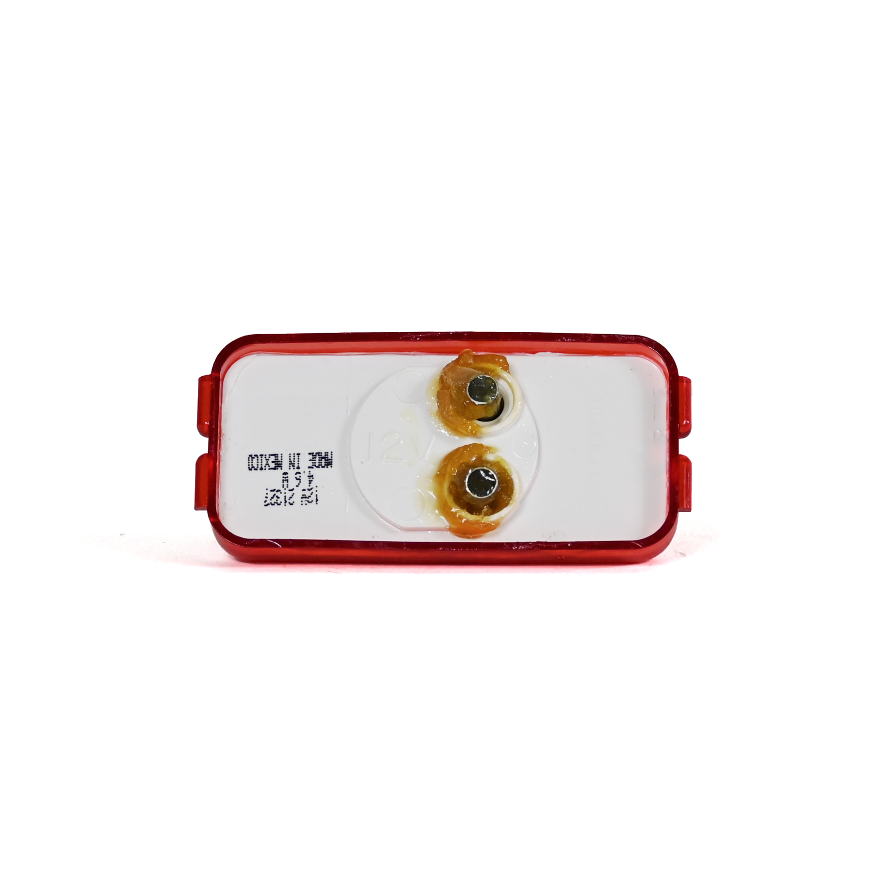Marker Clearance Light, Red Rectangular, 1 Bulb Route One Trailers