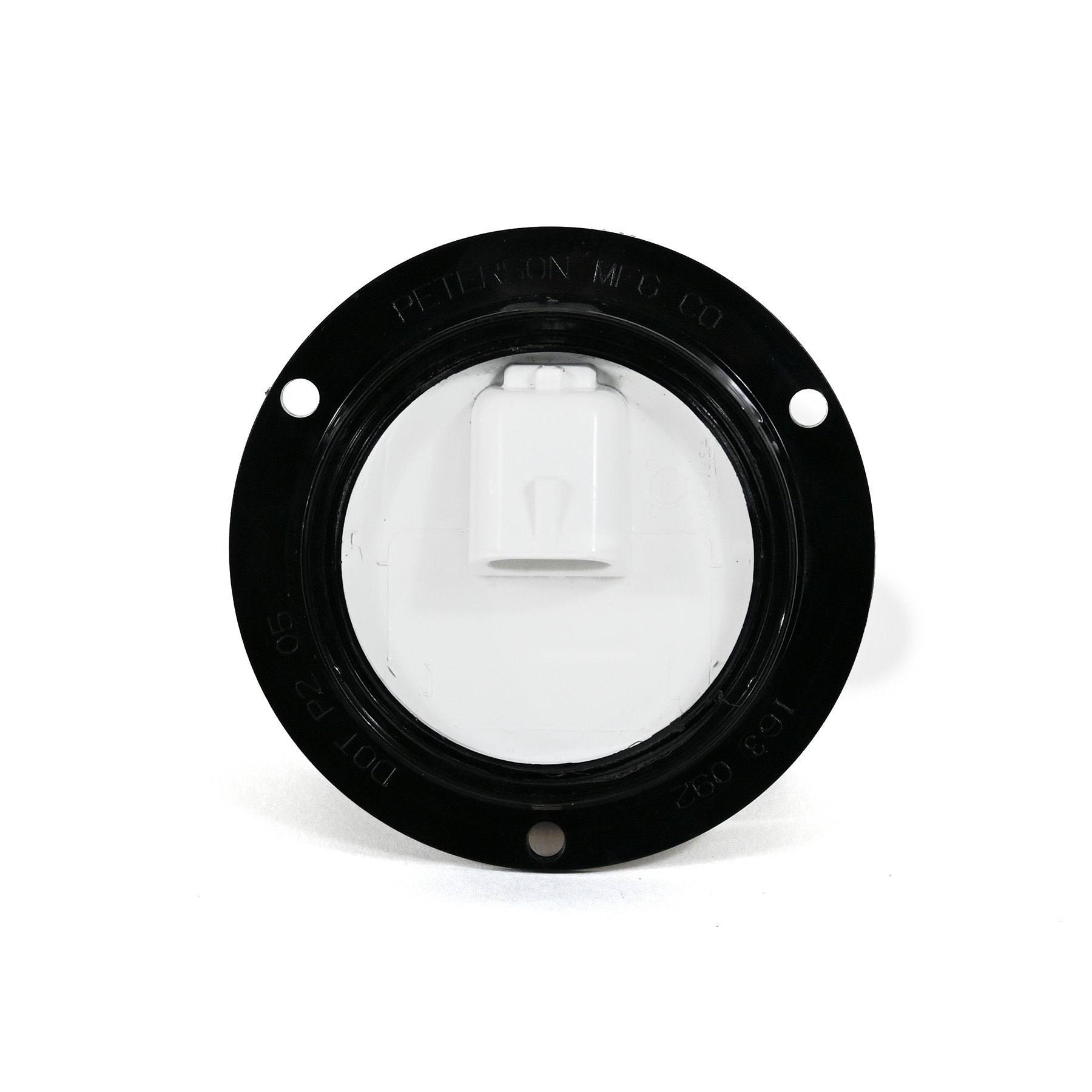 Peterson / Reitnouer Amber Lens Round Light 2.5" Marker/Clearance w/ Flange - (Previously M193FA)