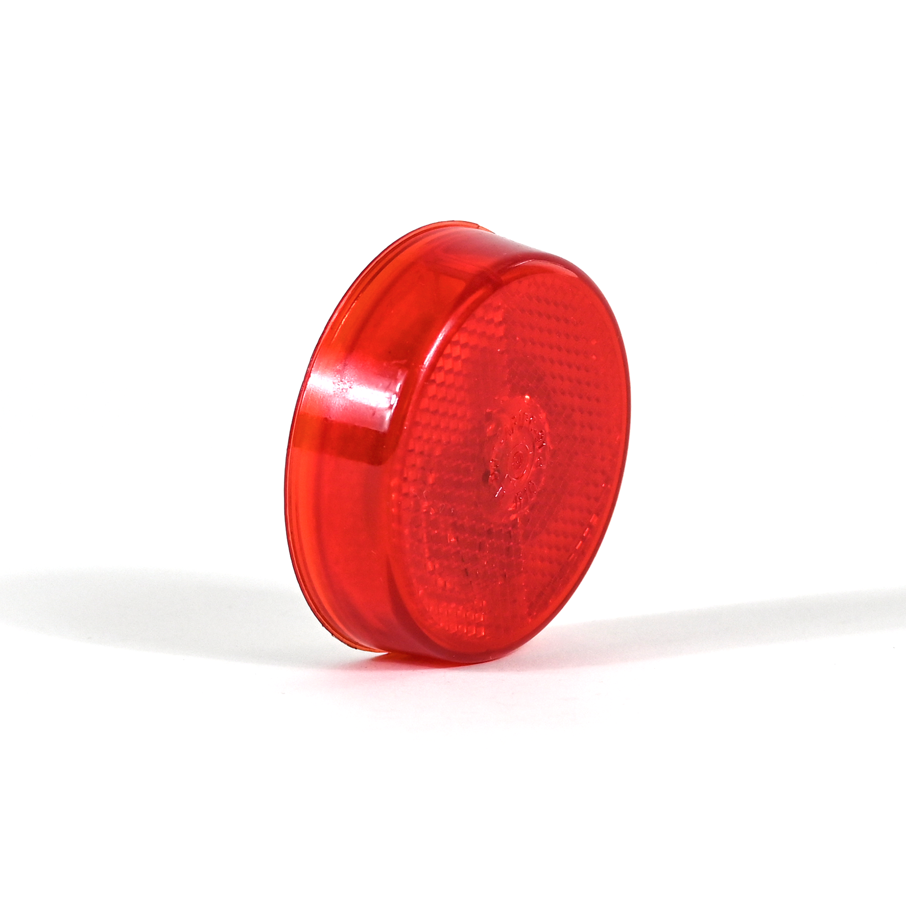 Marker Clearance Light, Reflectorized, Red Round, 1 Bulb Route One Trailers