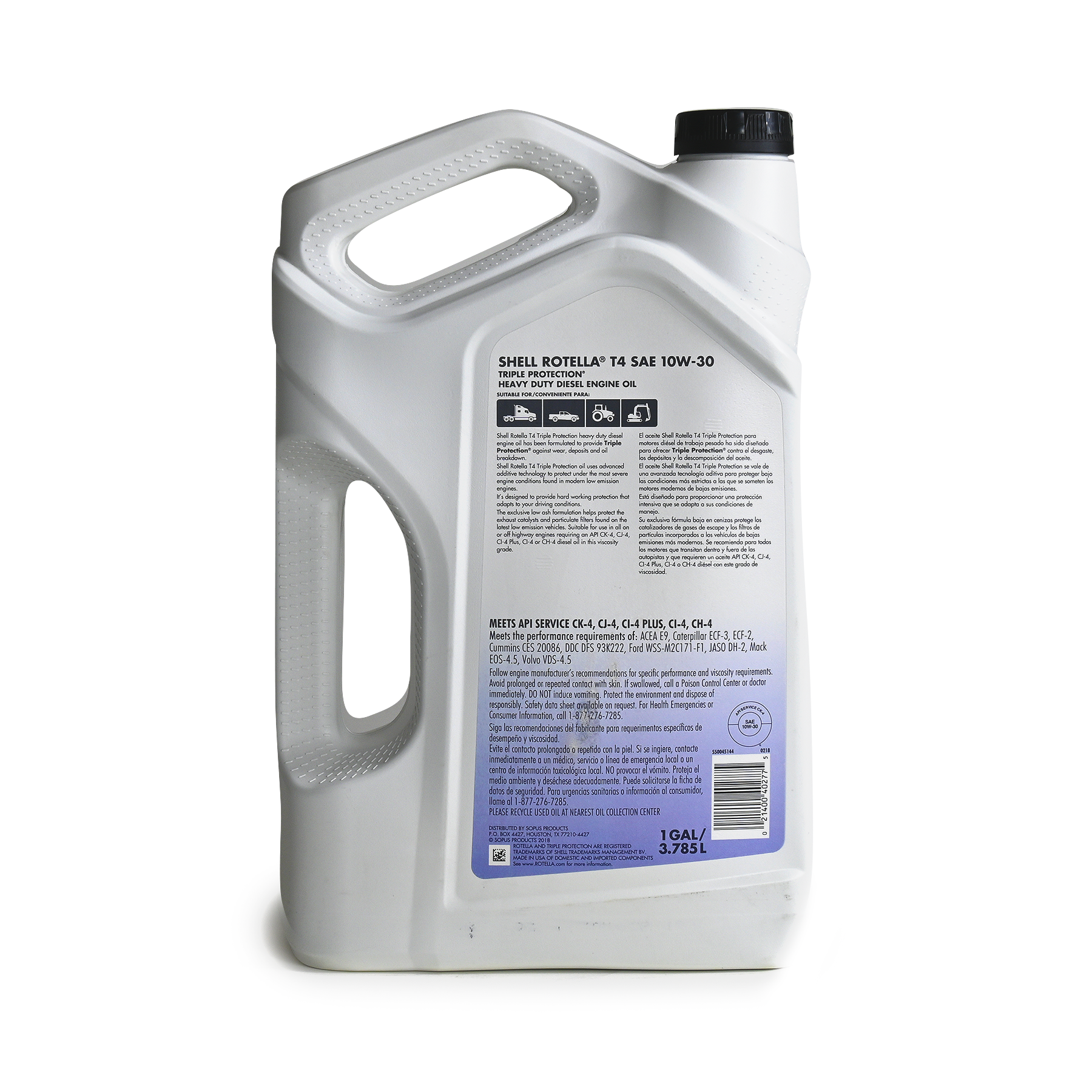 SHELL Rotella T4 10W-30 1 Gallon Route One Trailers