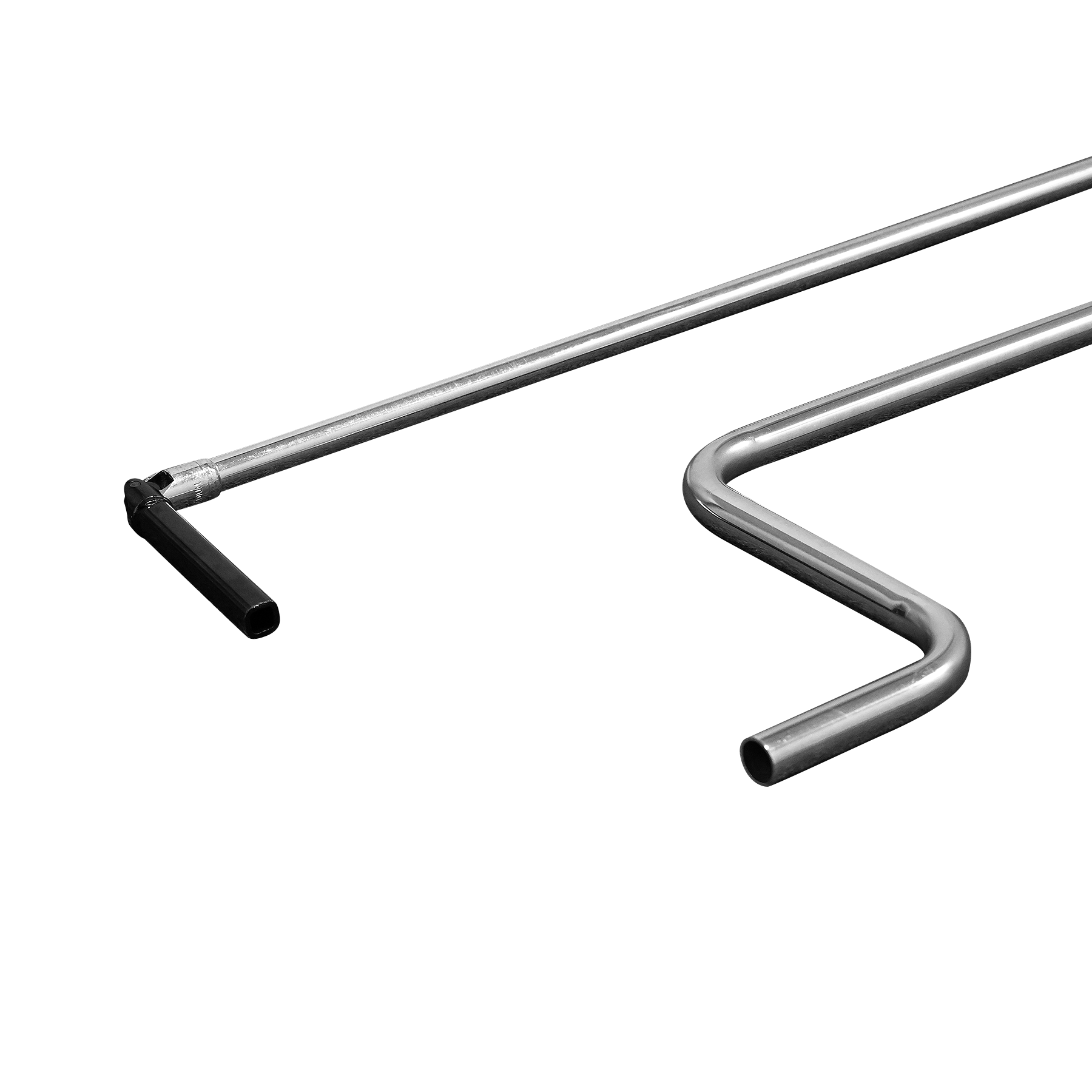 Tail Crank Assy for Rear Curtain - Long - Two Piece Route One Trailers