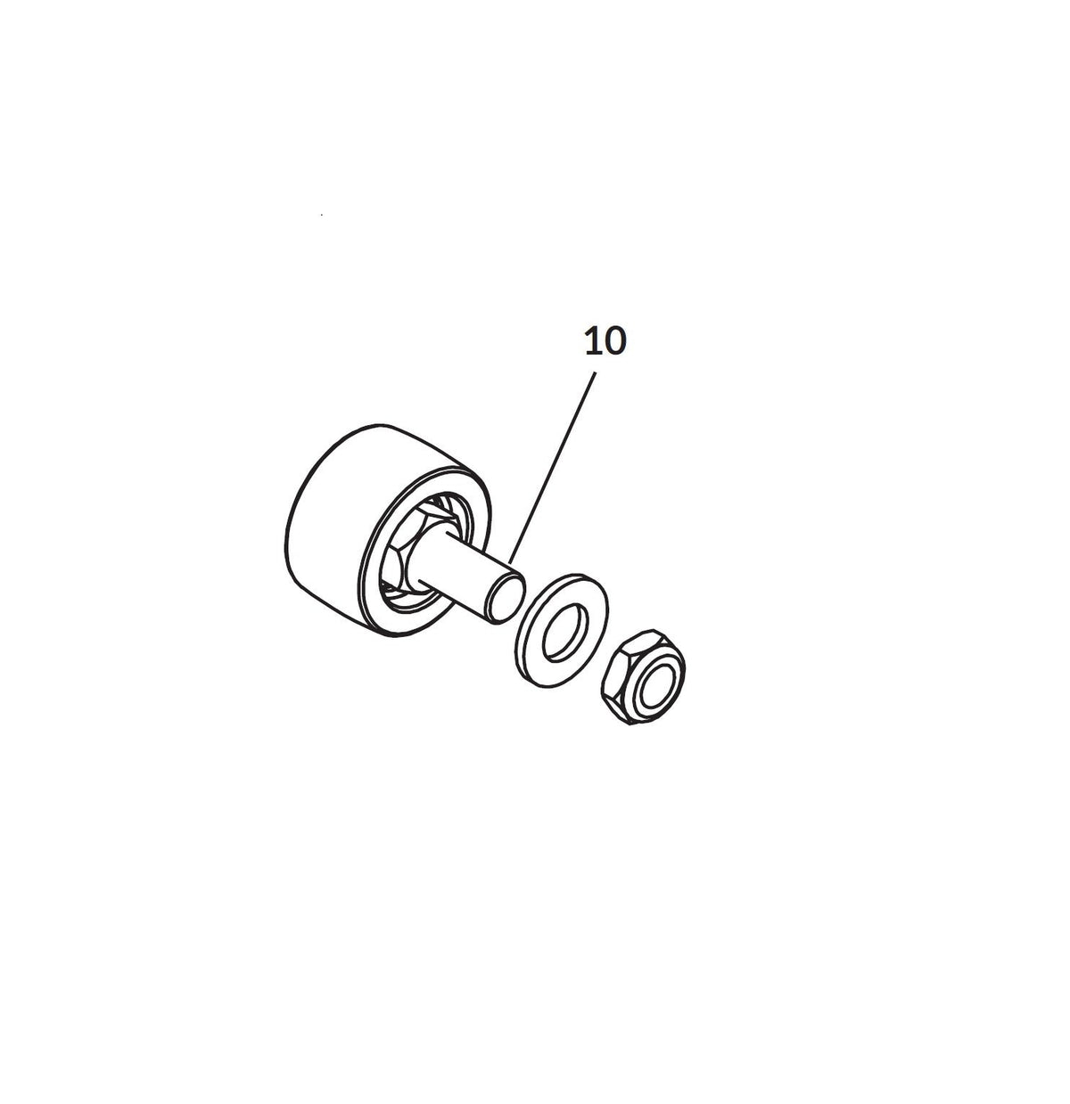 Shur-co: 1.75" Wheels with bearing axle assembly Route One Trailers