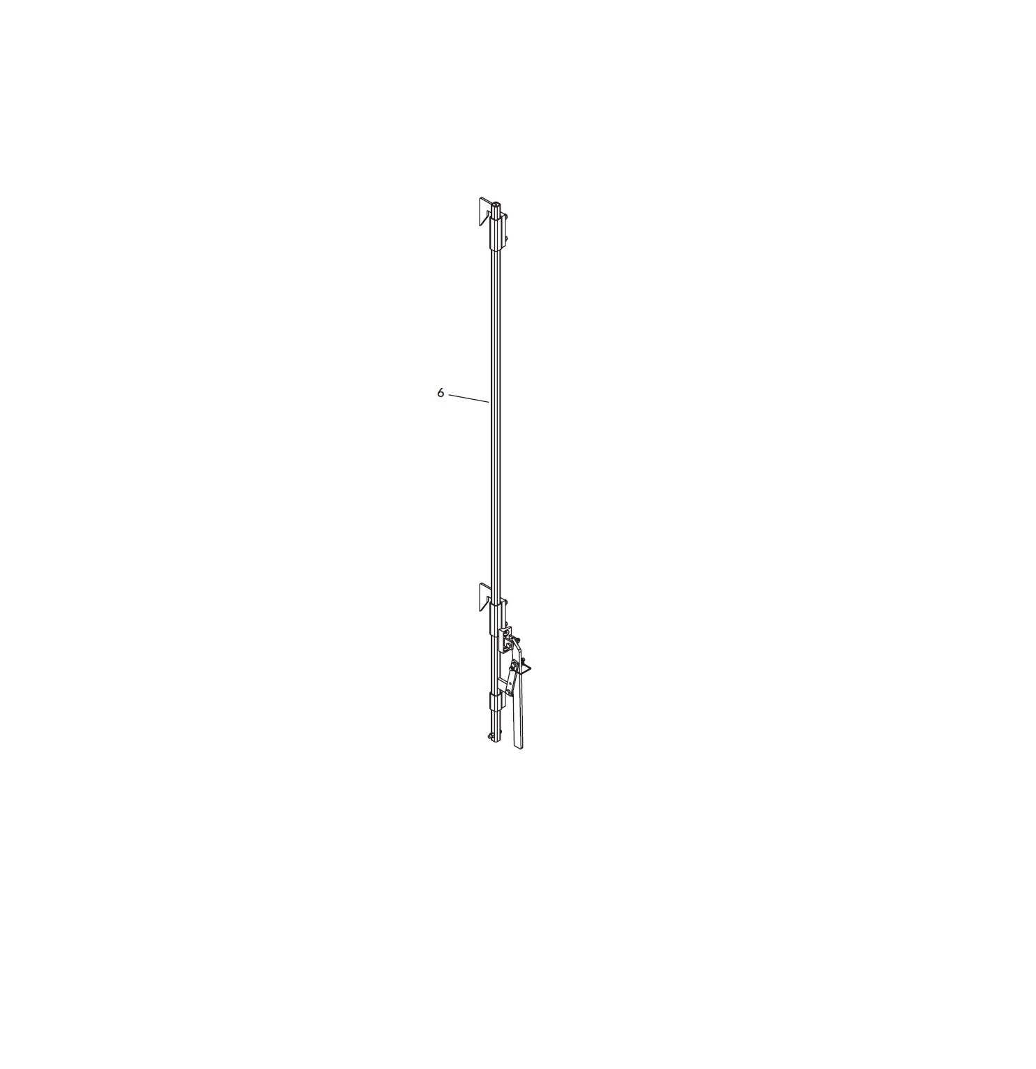 Shur-co: Right Front Lock Assembly 100H RT Route One Trailers