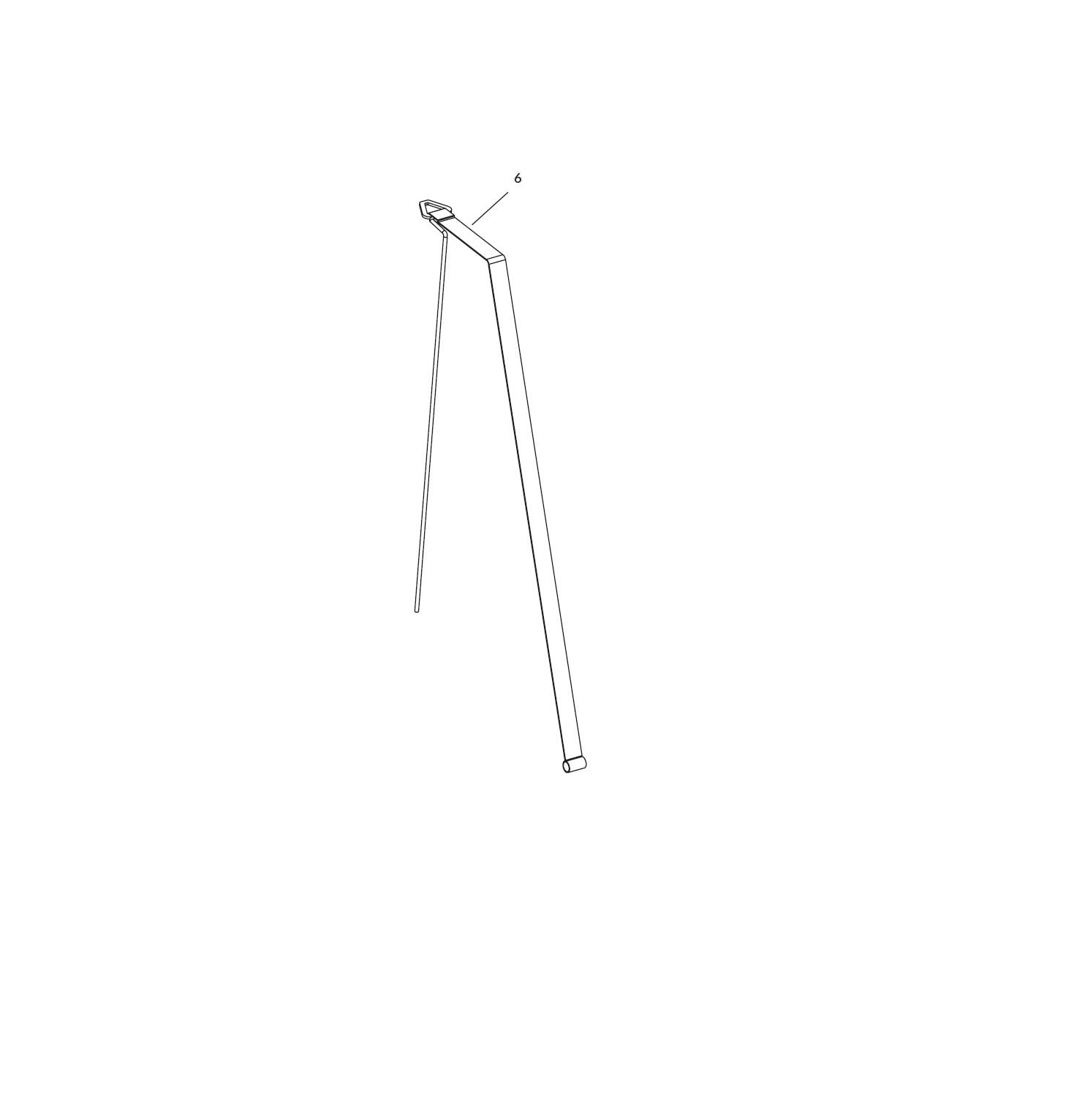 Shur-co: Handle Assembly Ground Closing with Strap Left (Post Ratchets/Accessories) Route One Trailers