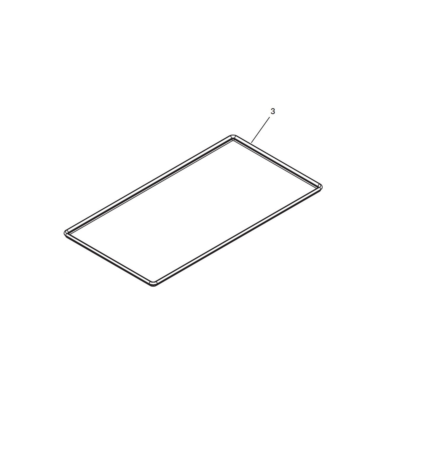 DOOR SEAL HEADBOARD 15FT MAGNUM