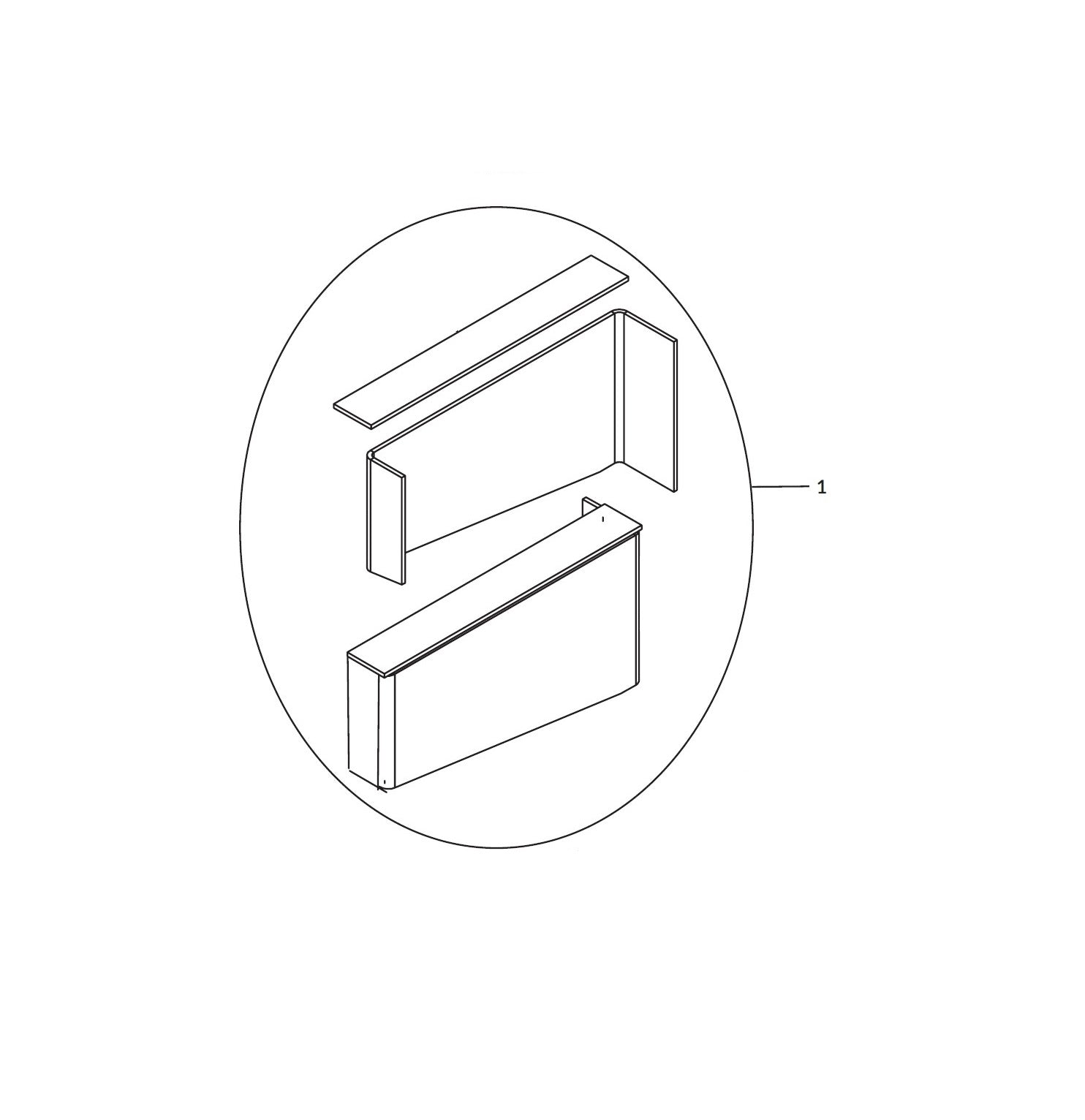 Shur-co: Corner Build-Out Front Standard Aluminum Assembly (Track Assemblies) Route One Trailers