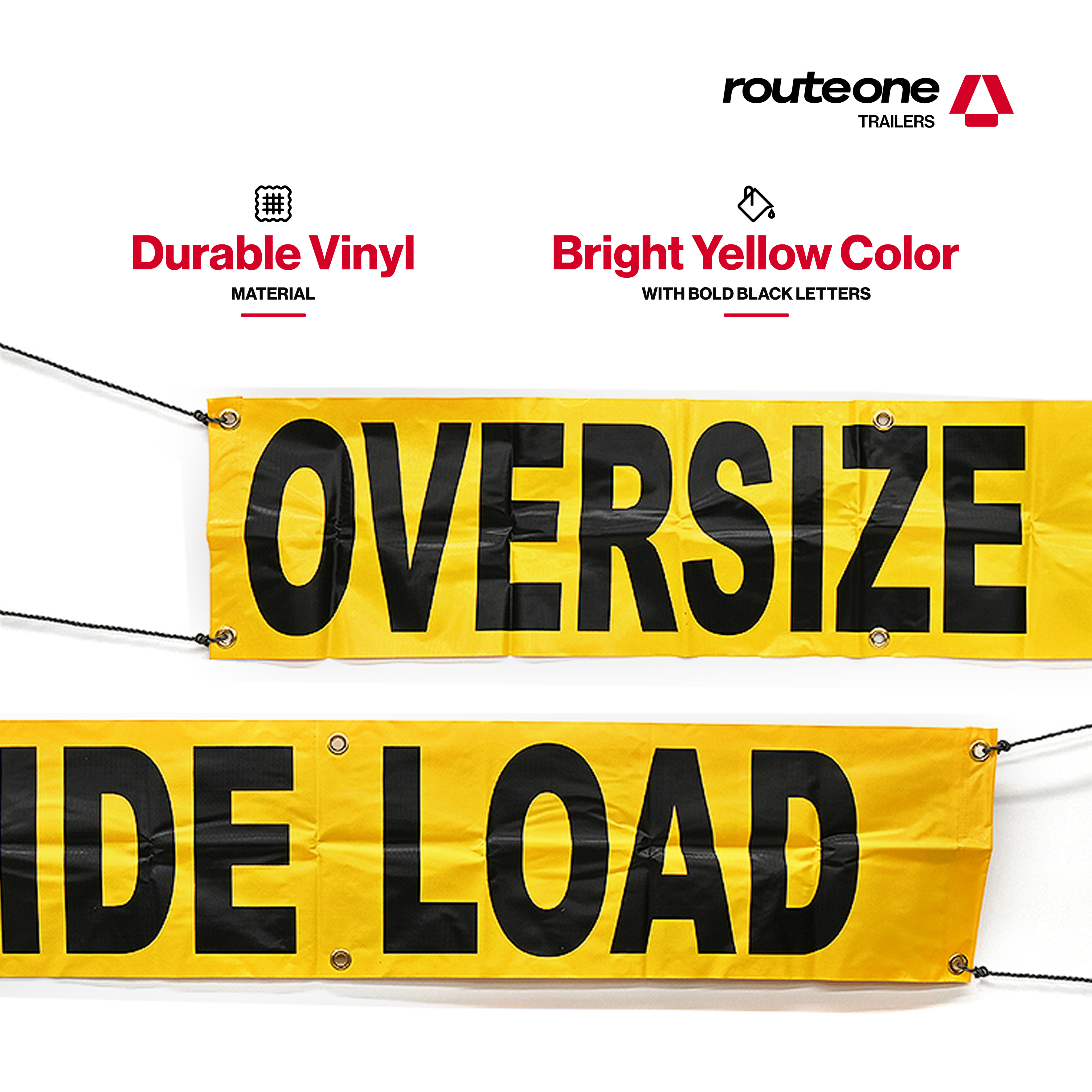 OVERSIZE Load Banner Double side Vinyl 72"X 14"