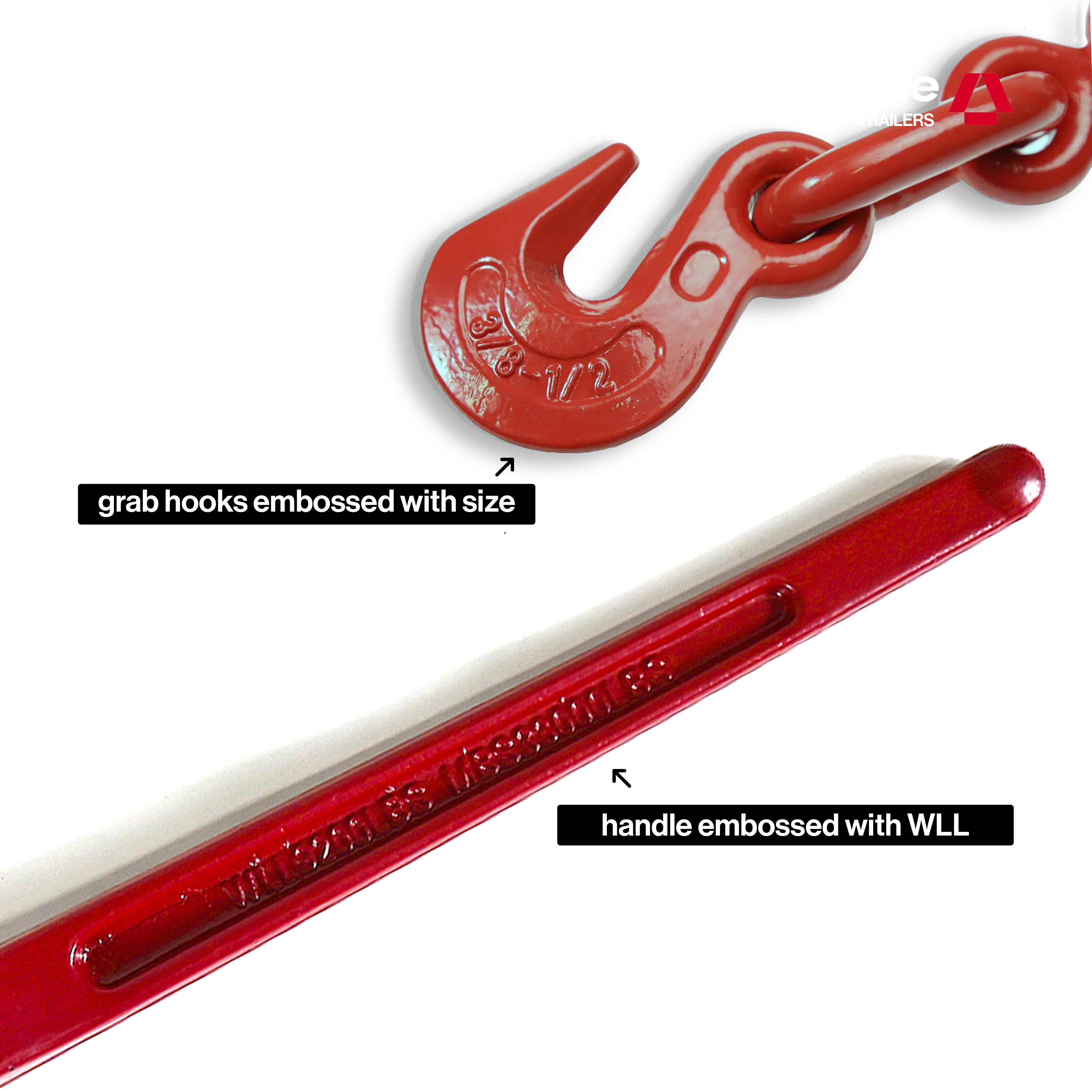3/8" - 1/2" Chain Binder Lever Style