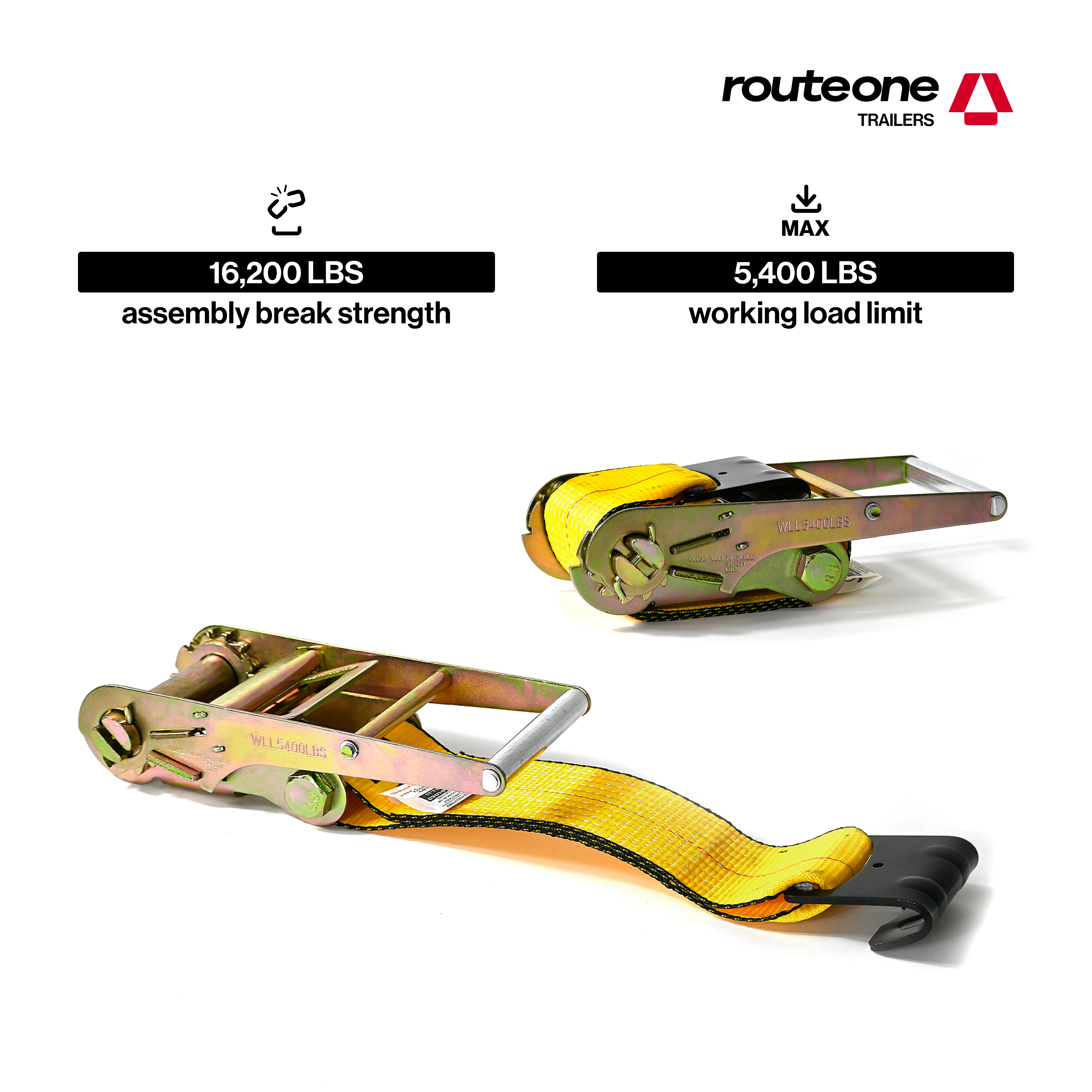 Ratchet with Flat Hook 4" (no Strap)