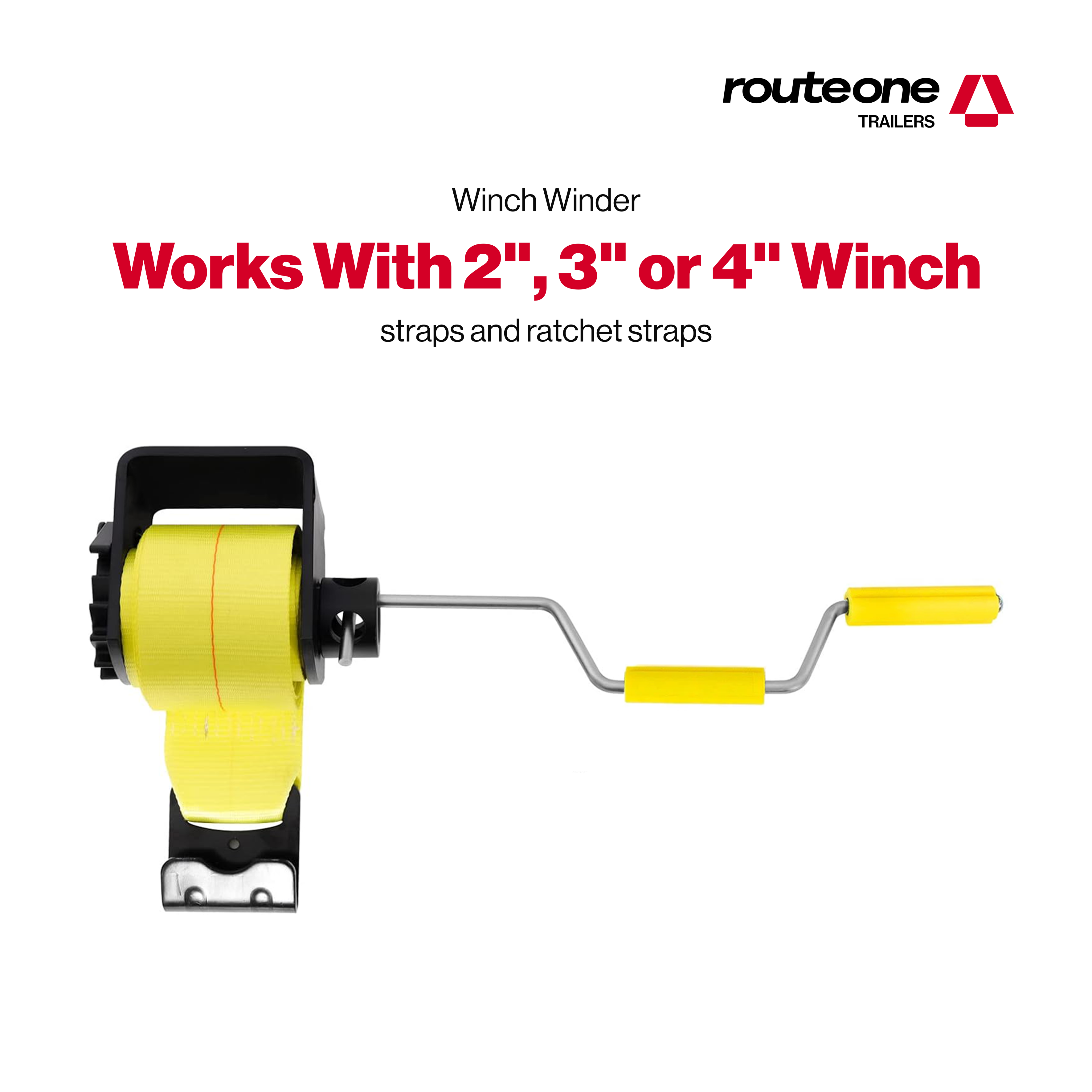 Winch Winder Yellow Route One Trailers