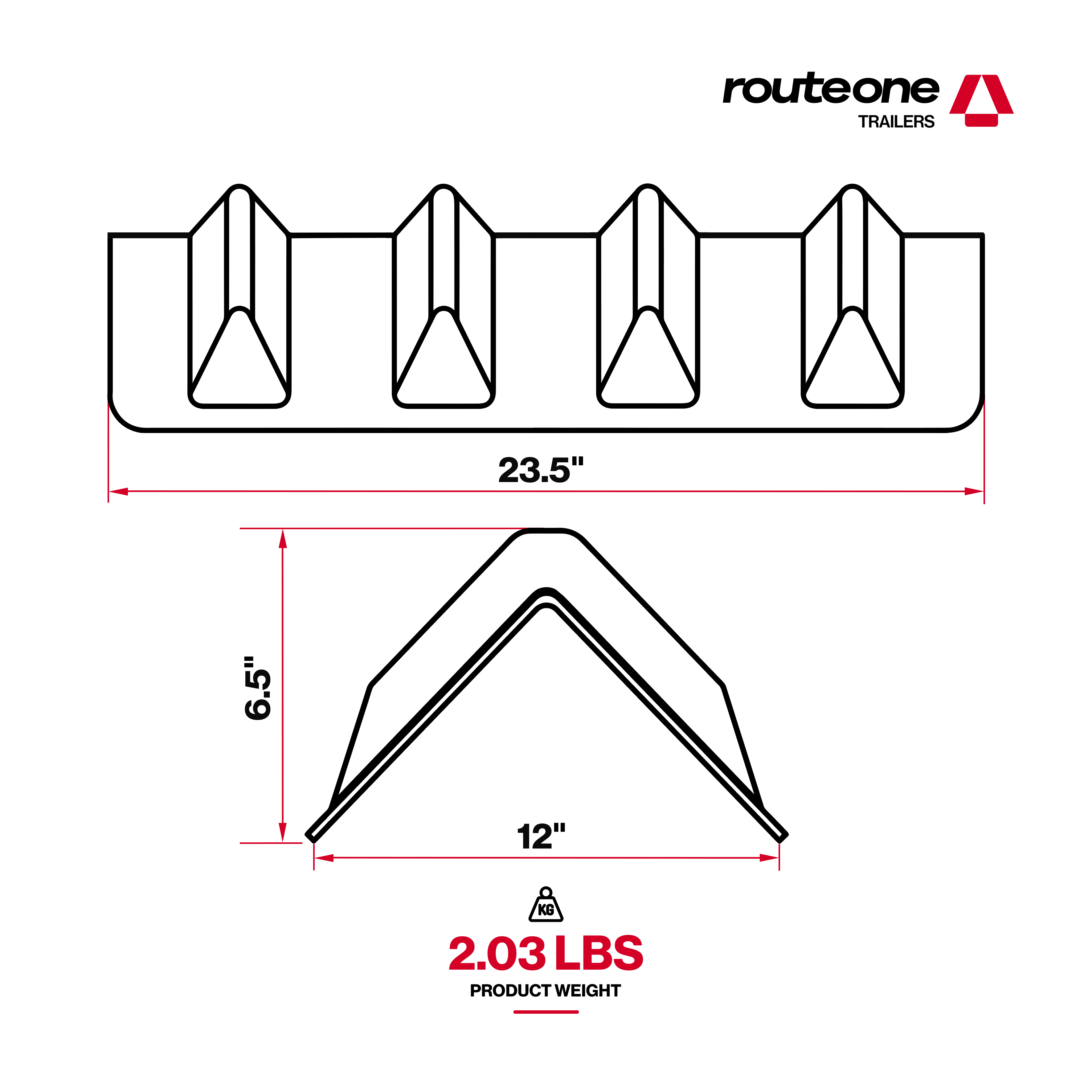 24" Plastic Corner Protector