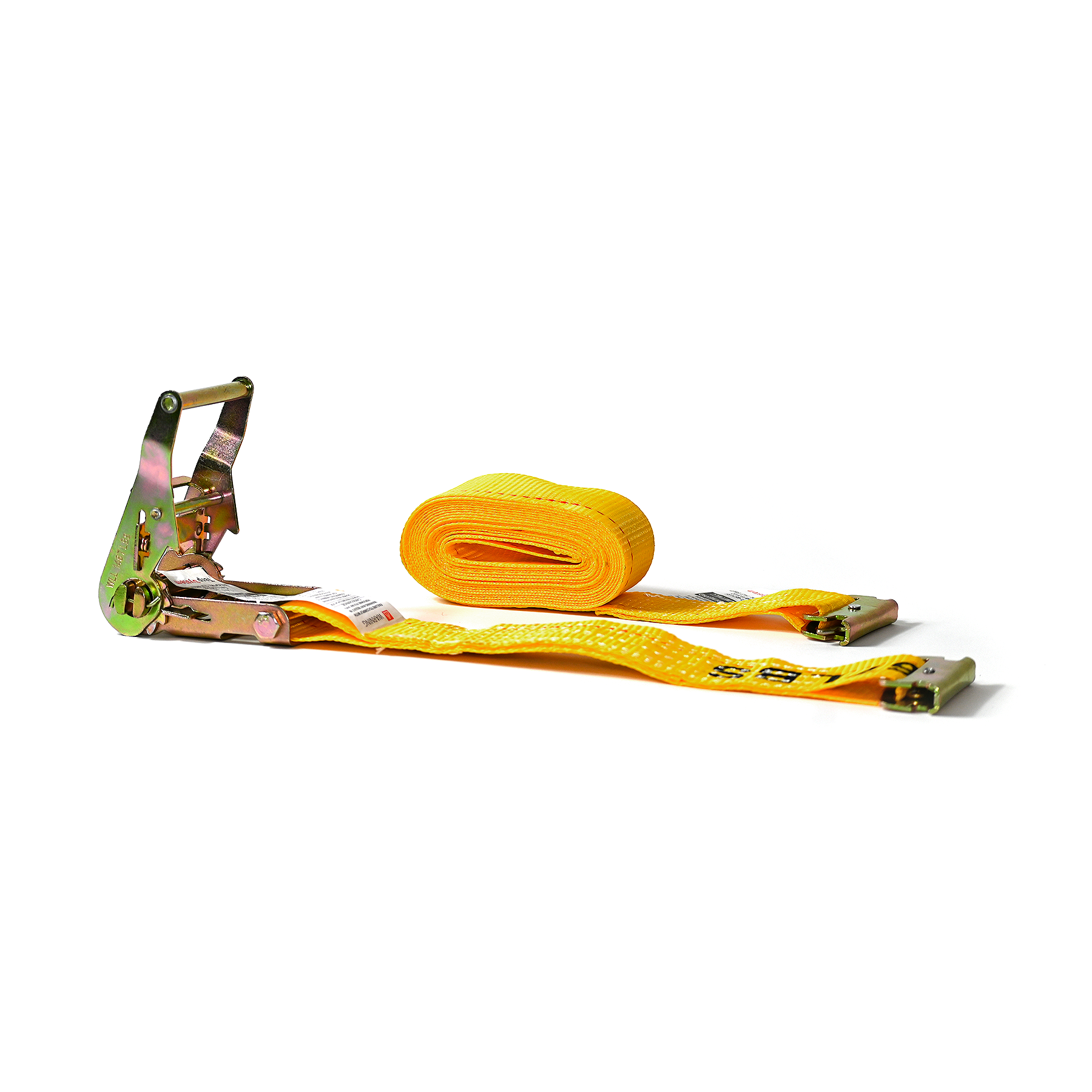 2” x 16’ Ratchet Strap for E-Track Systems | Cargo Tie Down Route One Trailers