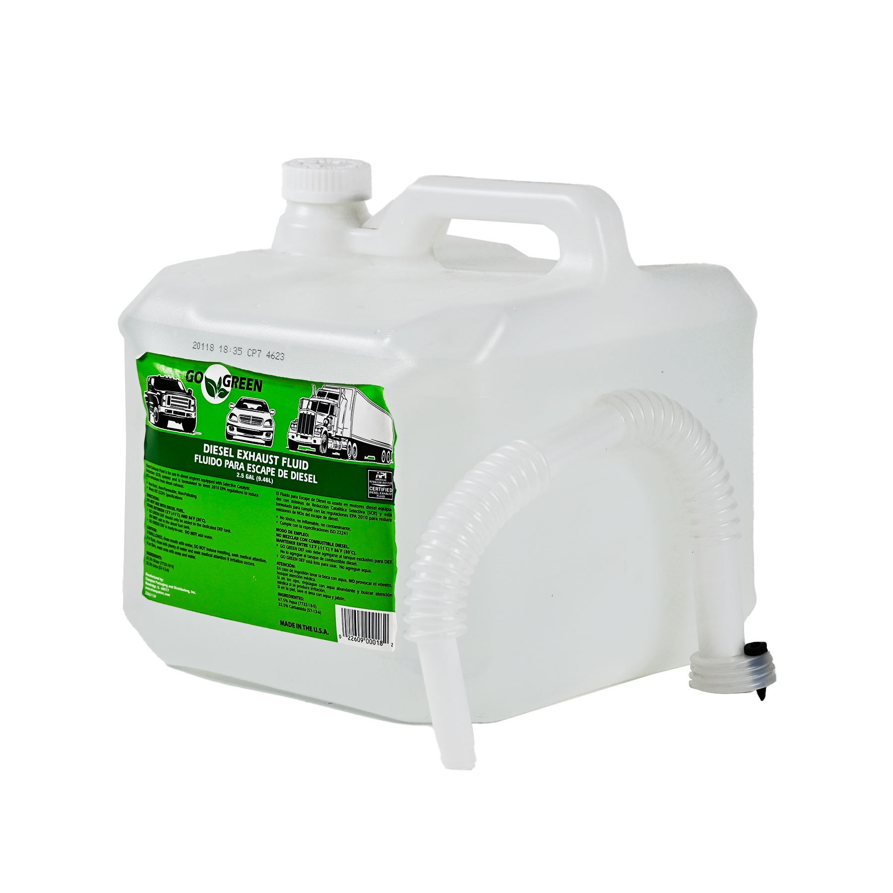 Parts:DEF Go Green 2.5 Gal