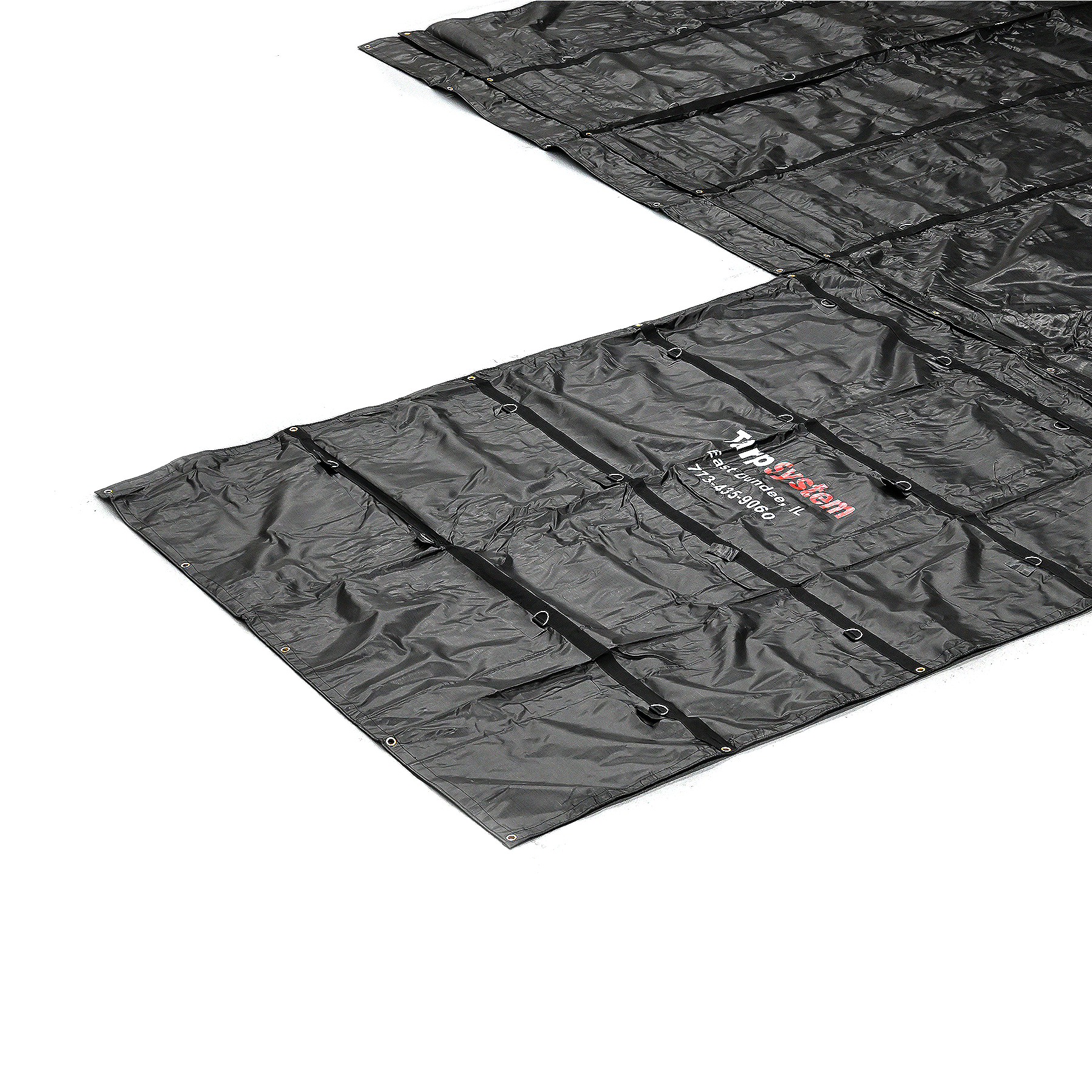 Lumber Tarp Super Vinyl (10' Drop) 21' x 28' With Flap