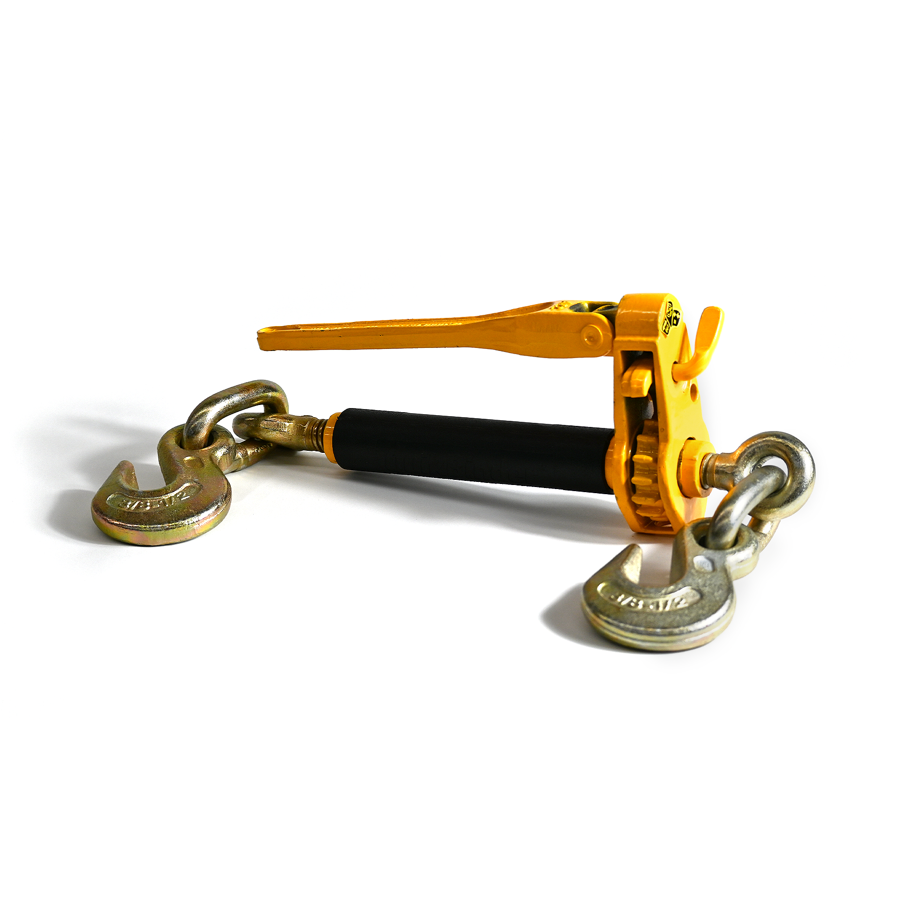 1/2" Yellow Folding Handle Ratchet Binder (WWL 12,000 lbs) - Peerless QuikBinder ( H5125-0858 )