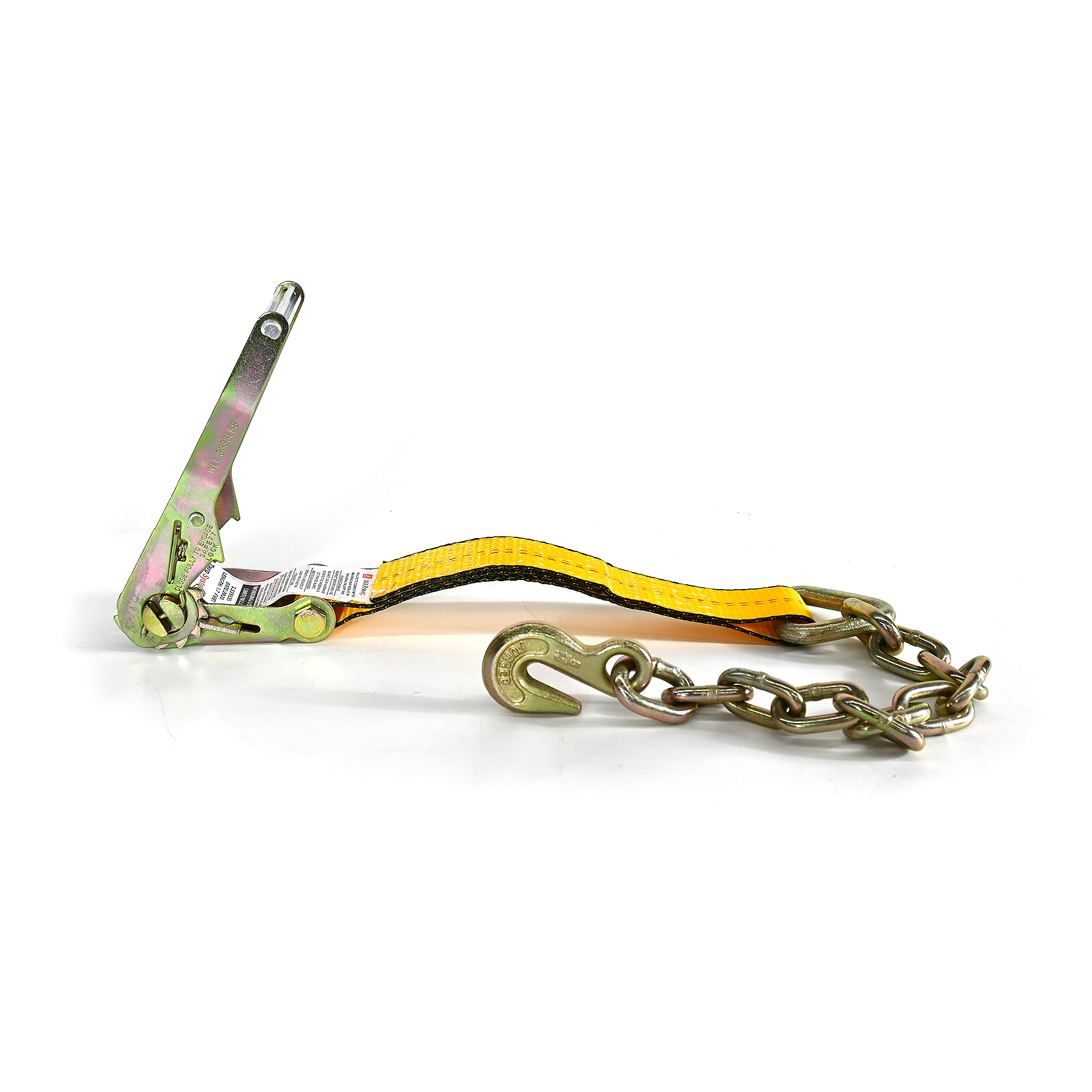 2" x 27' Ratchet Strap w Chain Anchor Tarp System