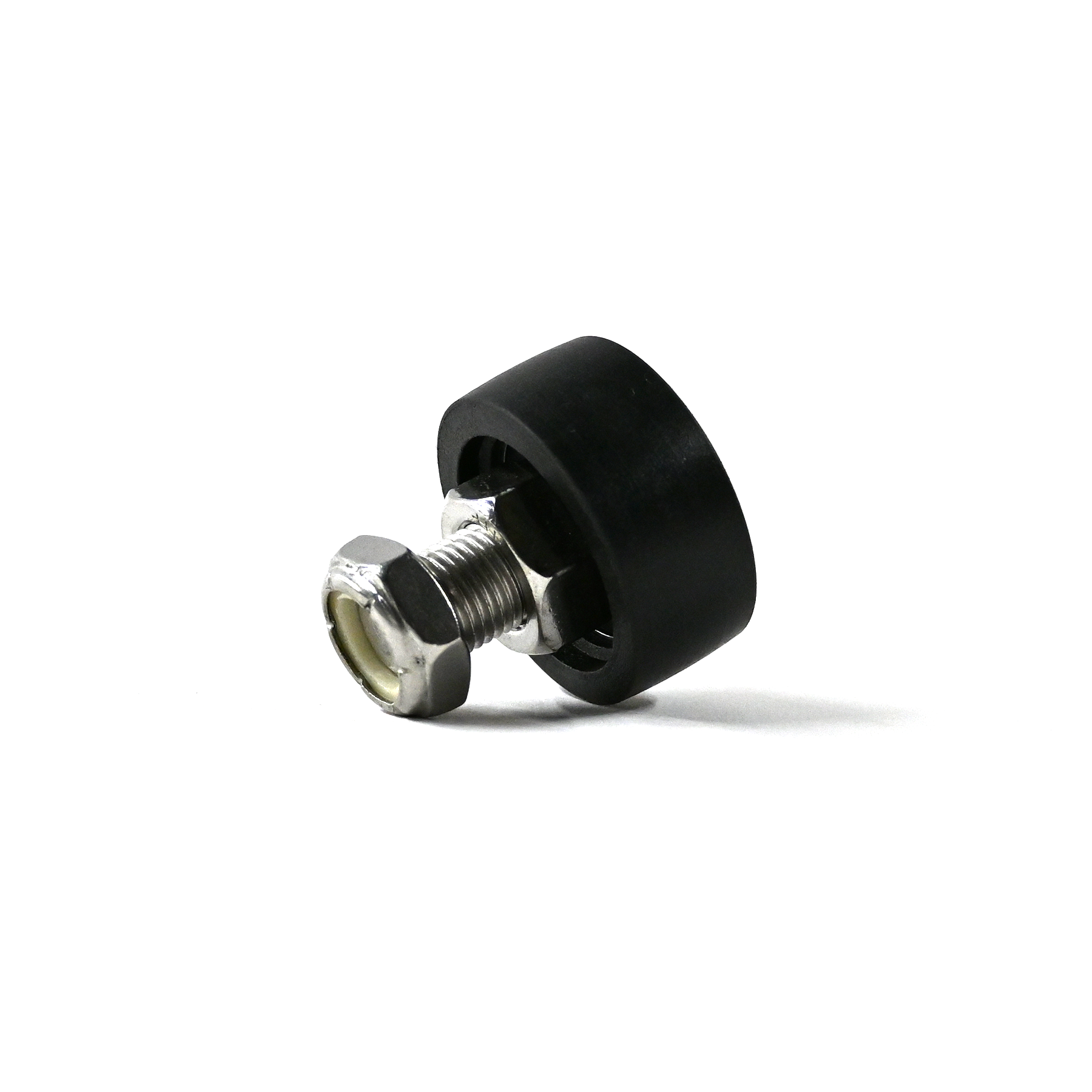 1-1/2" Wheel - Plastic Wheel Assy w/ bolt and nut - Small 1.5"