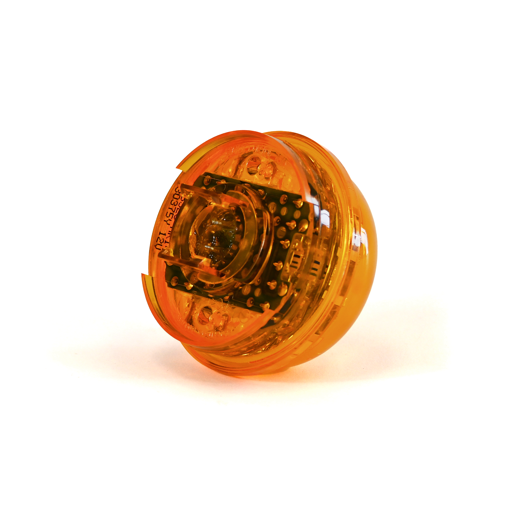 LED Light Round Yellow Model 30 Low Profile Trucklight