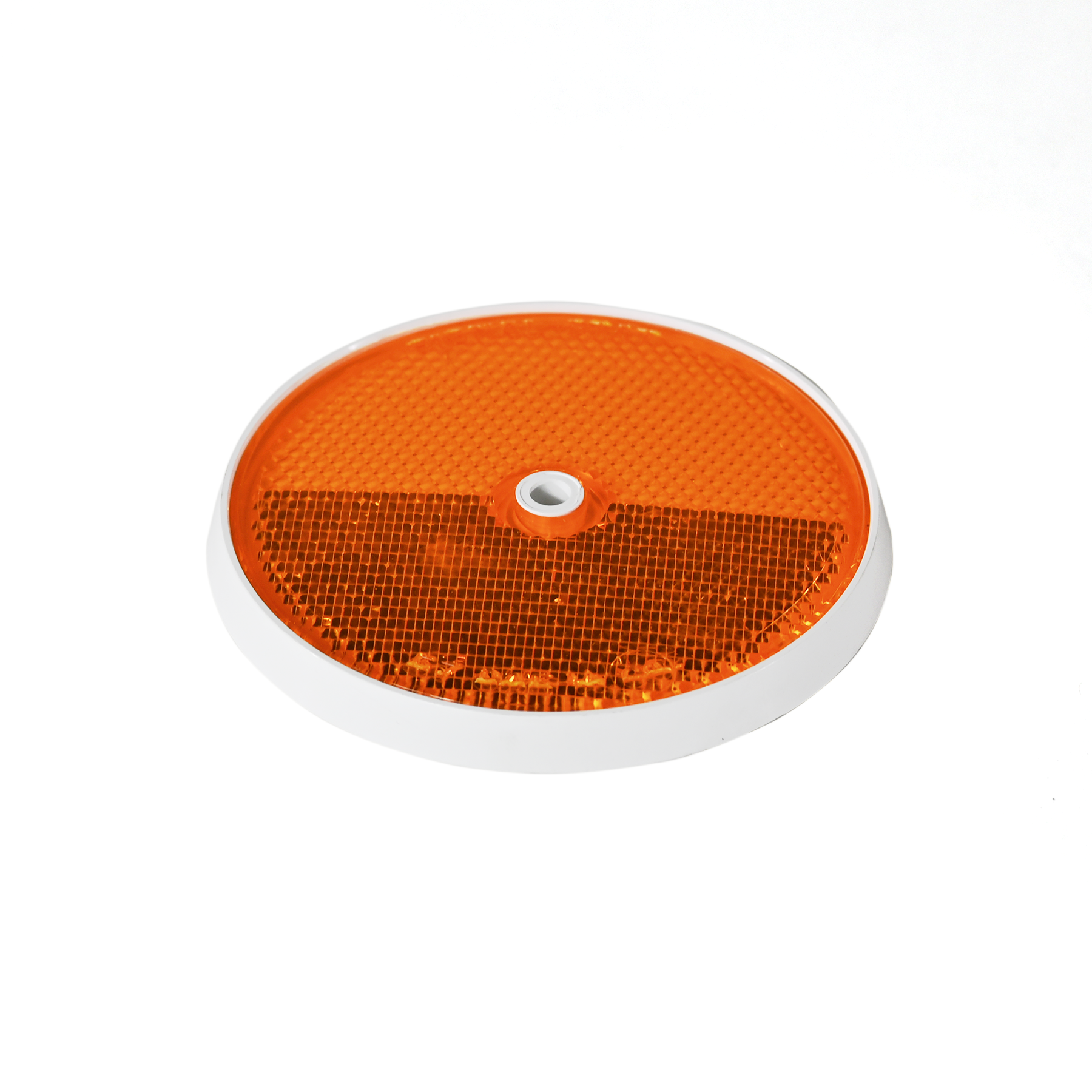 3-1/2" Round, Yellow, Reflector